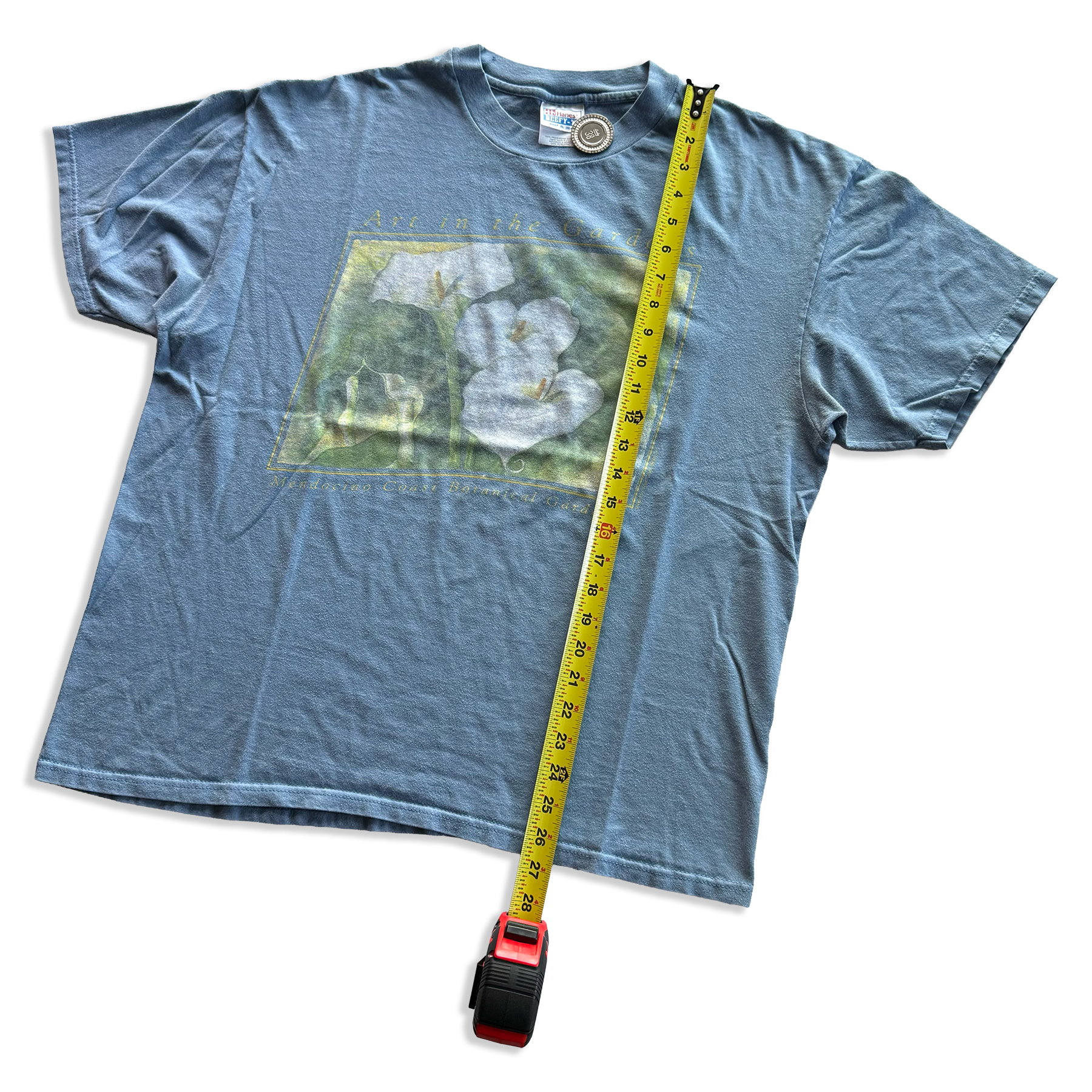 Vintage 1990s Mendocino Coast Botanical Gardens Souvenir Tee