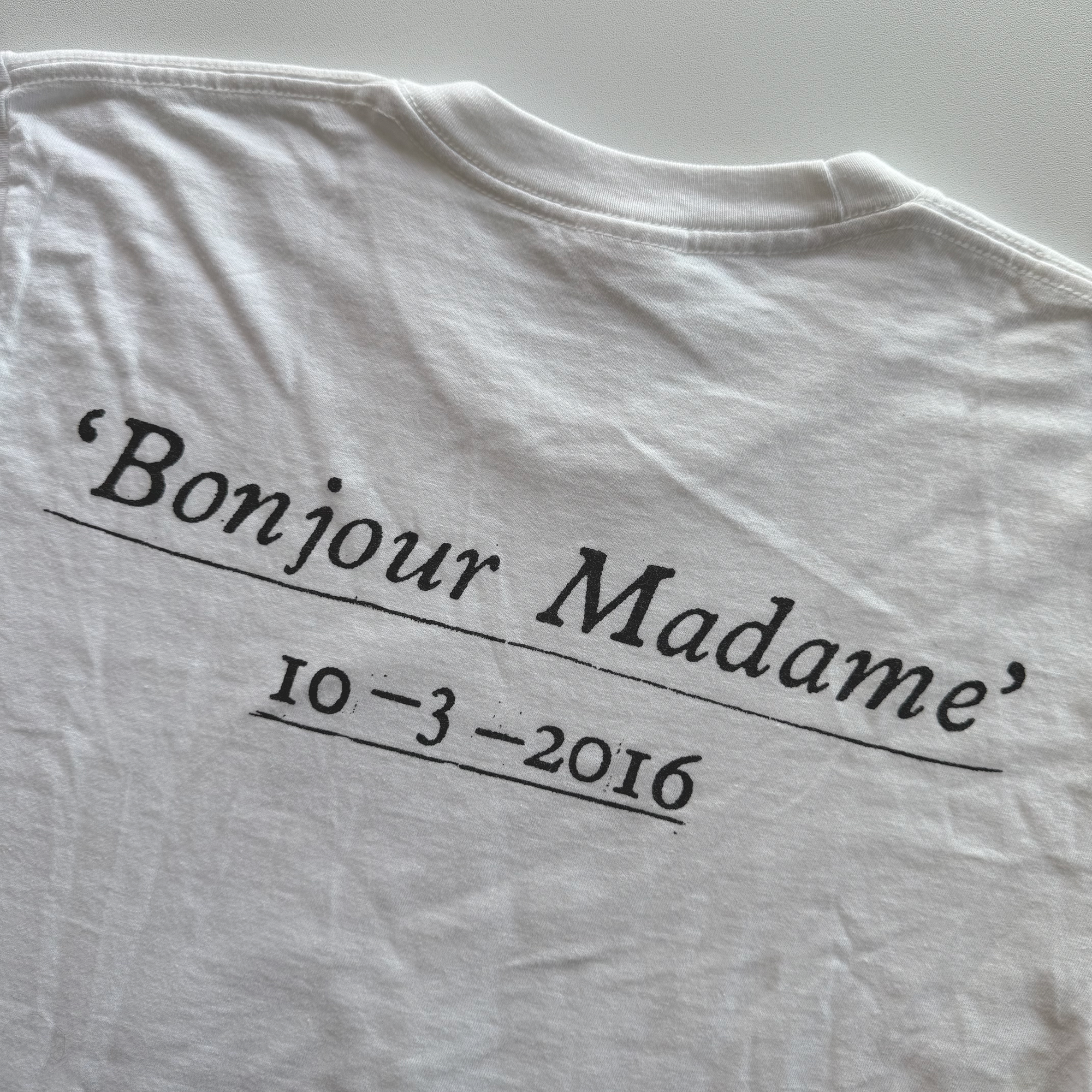 Supreme 2016 Paris Box Logo Tee Shirt