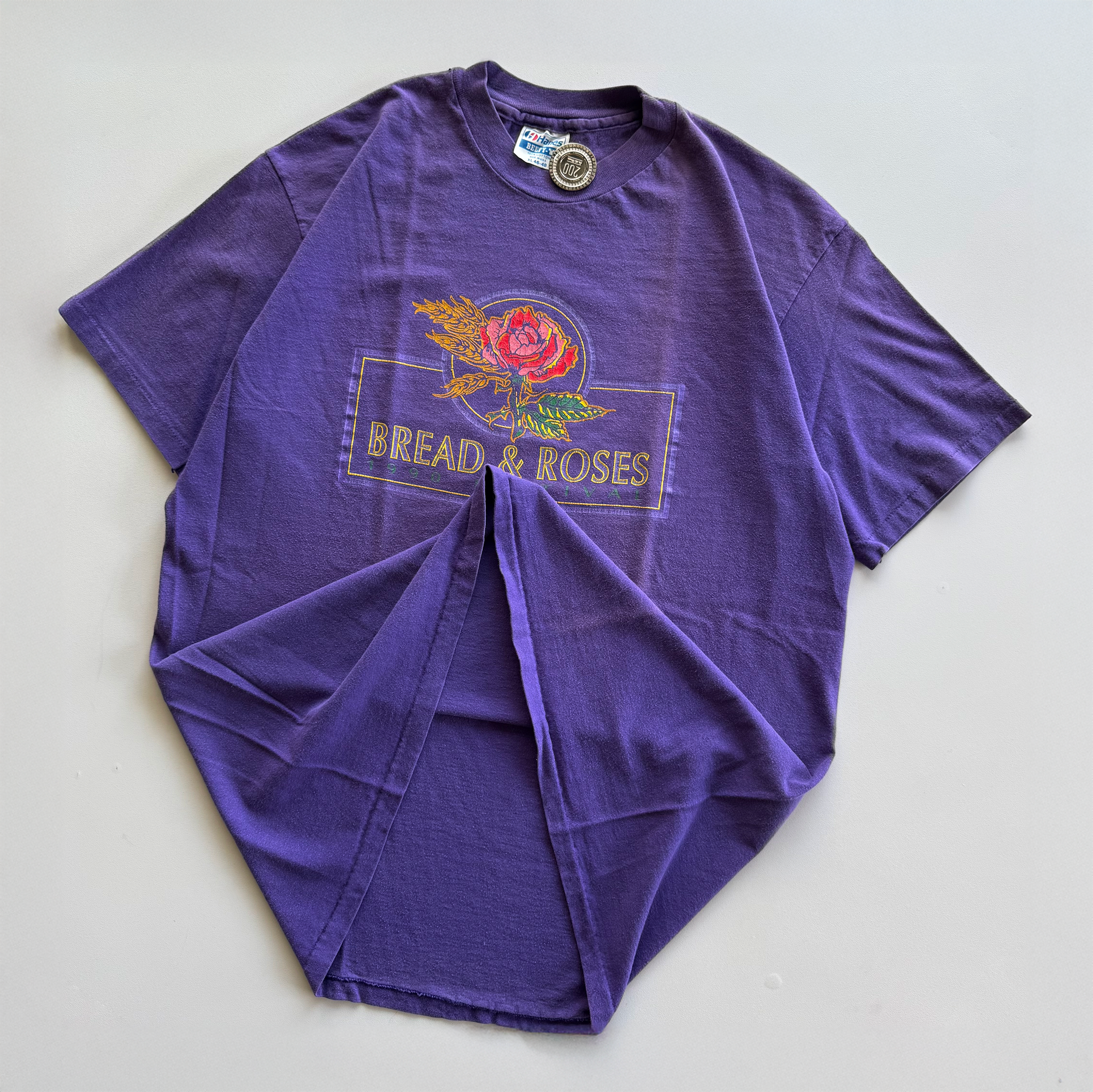 Vintage 1990 Bread And Roses Festival UC Berkeley Tee