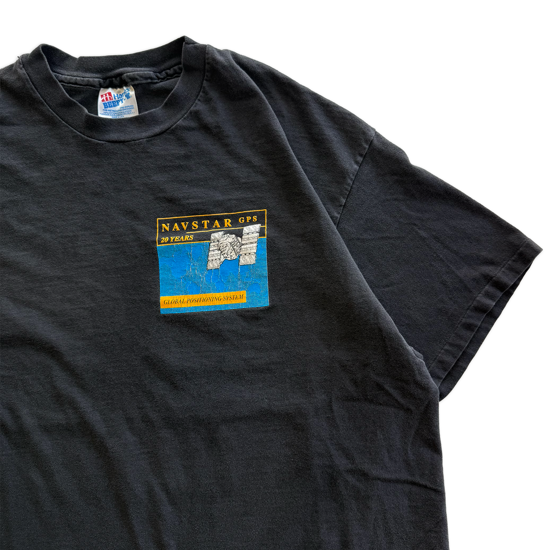 Vintage 1993 Navstar GPS Space Force Satellite Tee