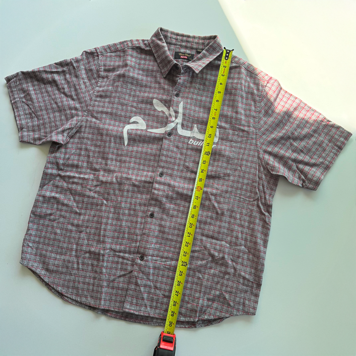 Supreme × Undercover SS23 Arabic Builder Flannel Shirt