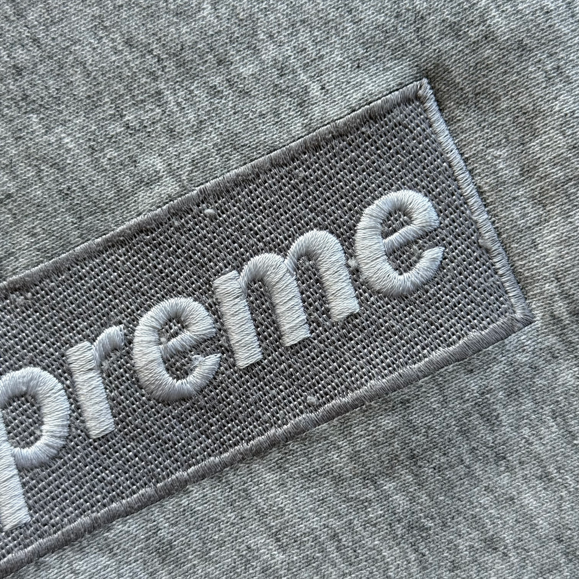 Supreme FW03 Silver Box Logo Crewneck Sweatshirt