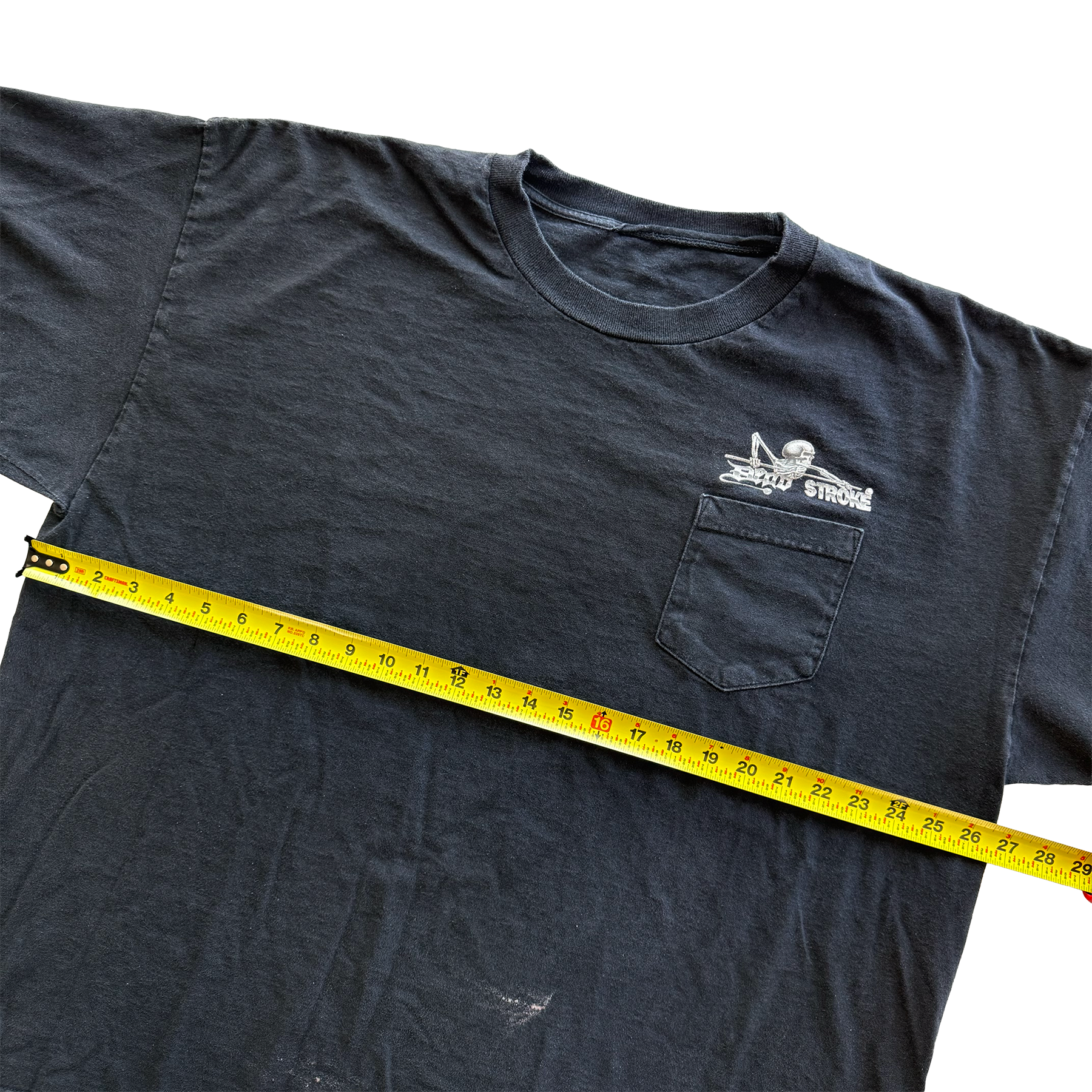 Vintage 1990s Dead Stroke Patience Billiards Pool Tee