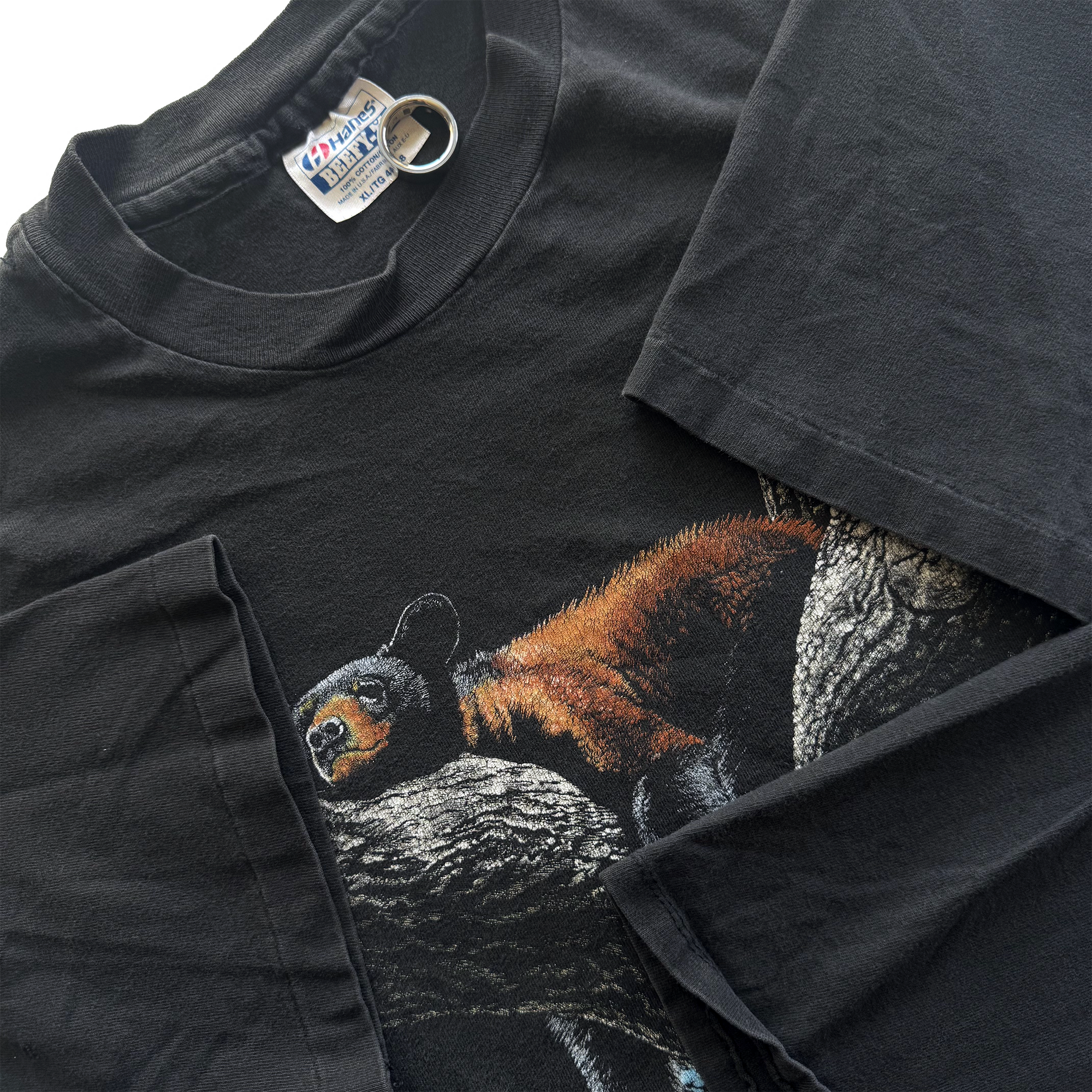 Vintage 1990 Black Bear Jackson Hole Wyoming Tee