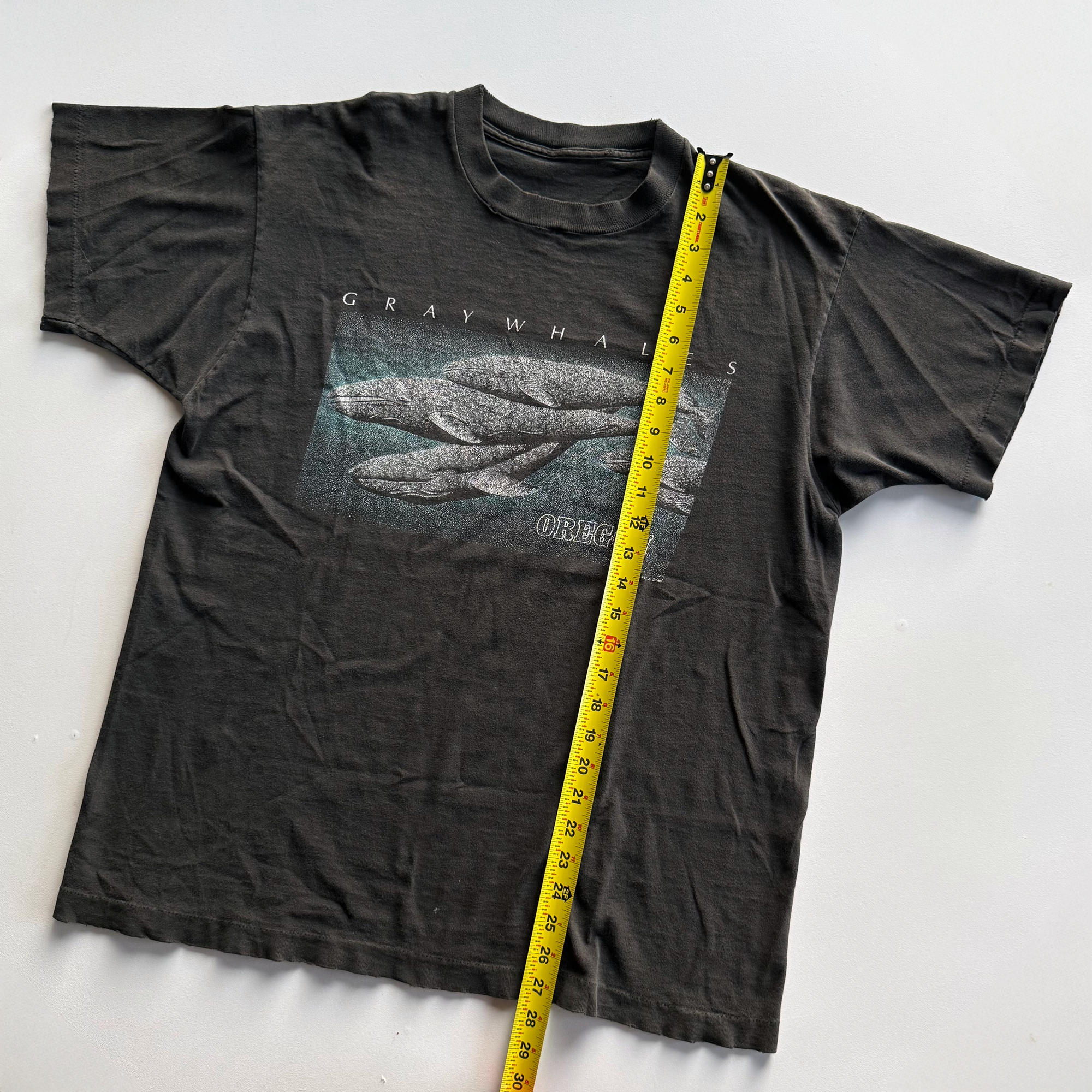 Vintage 1991 Gray Whales Oregon Coast Tee