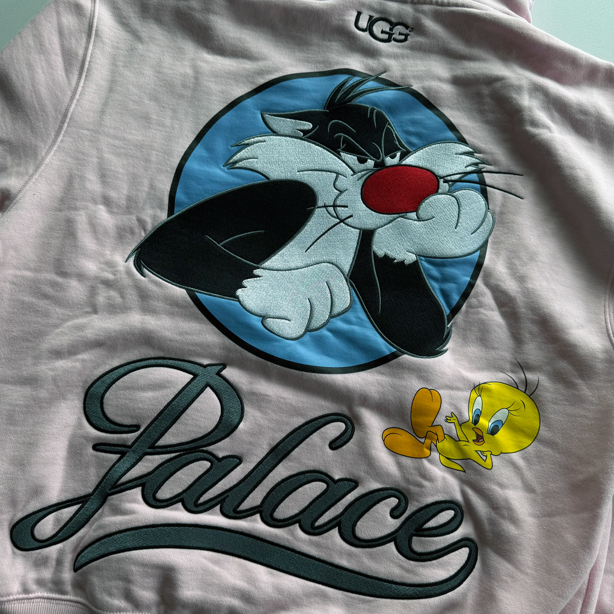 Palace x UGG FW25 Looney Tunes Sylvester Tweety Hoodie