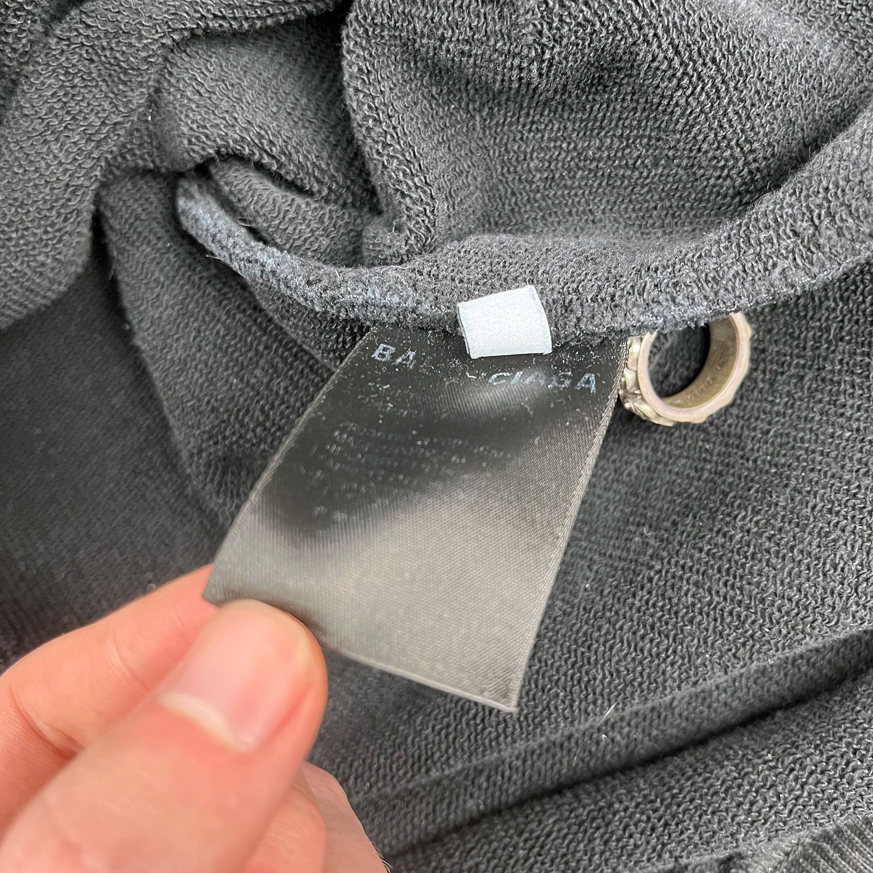 Balenciaga 2017 Campaign Beater Hoodie