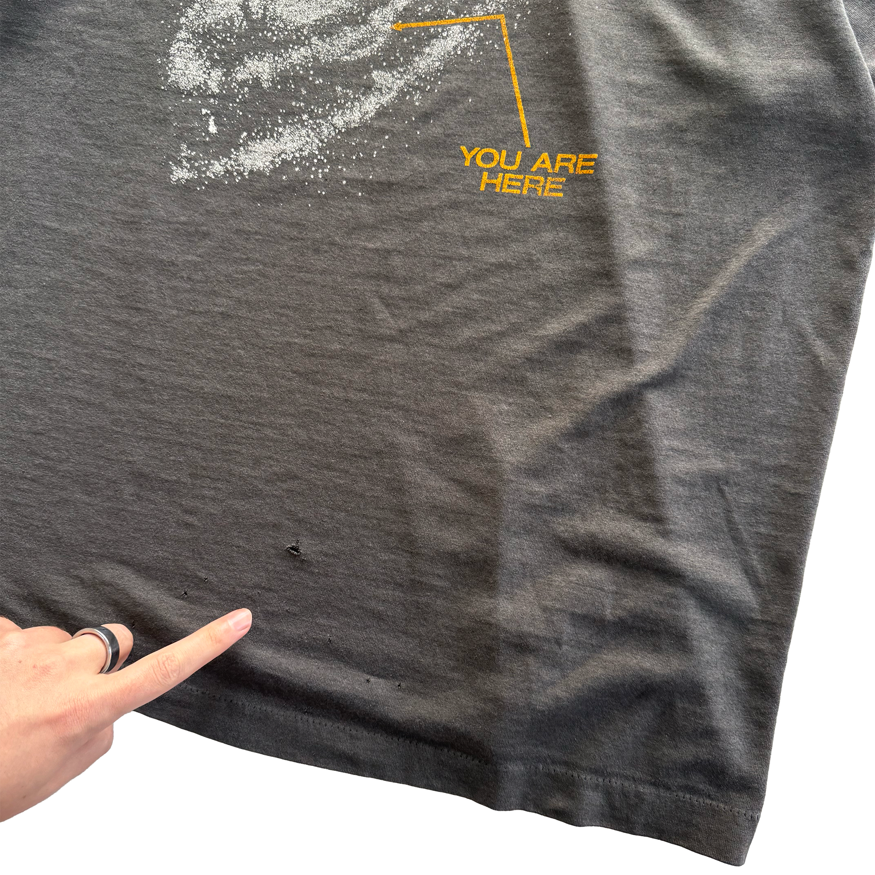 Vintage 1990s NASA You Are Here Galaxy Solar System Tee