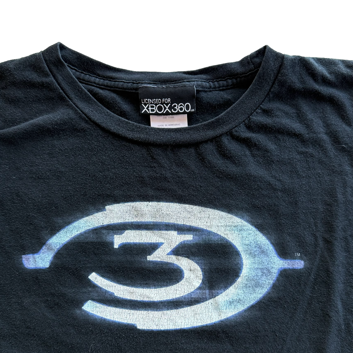Vintage 2007 Halo 3 Logo Finish The Fight Promo Tee