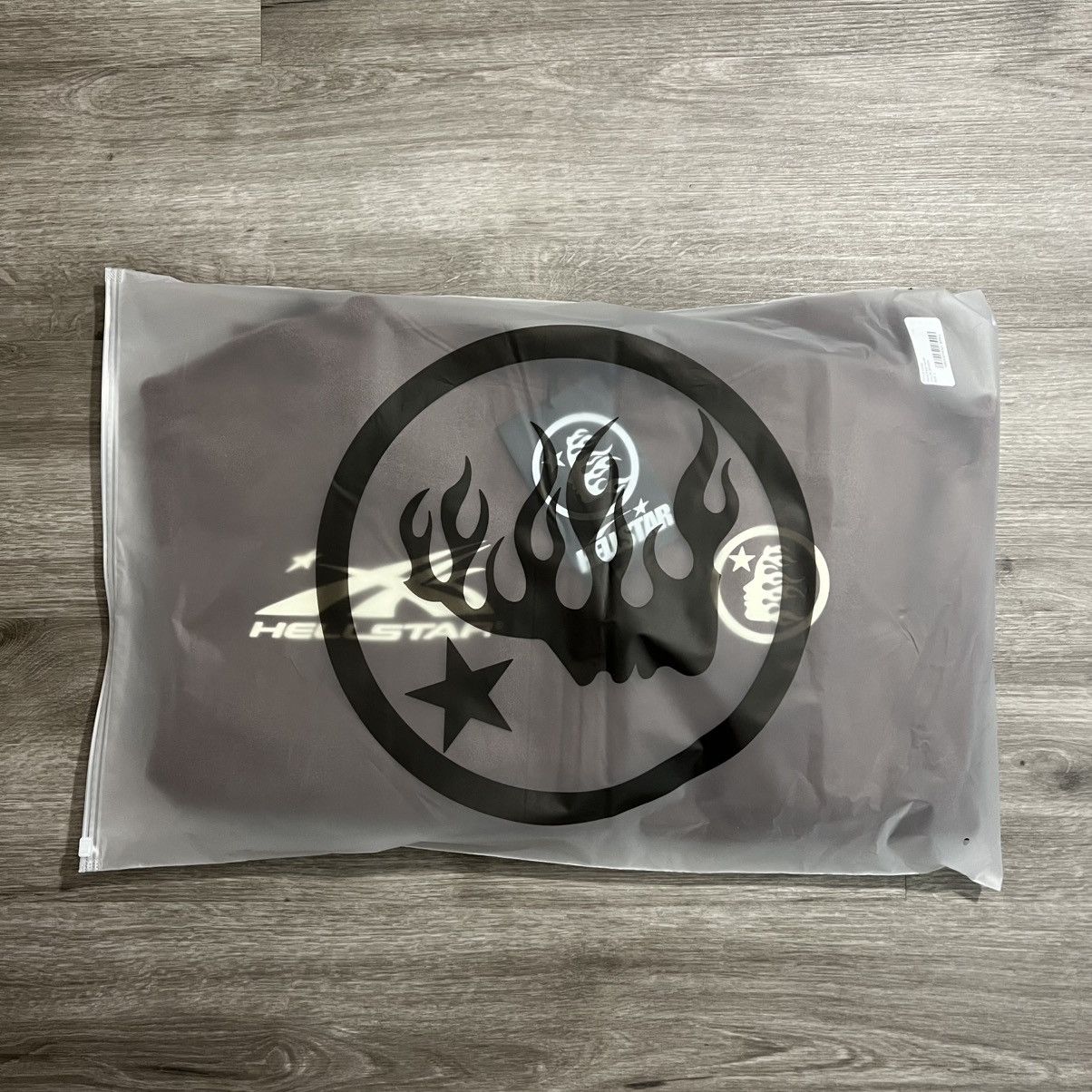 Hellstar SS24 Logo Zip Up Sweatshirt (Blue, Brown, Grey)