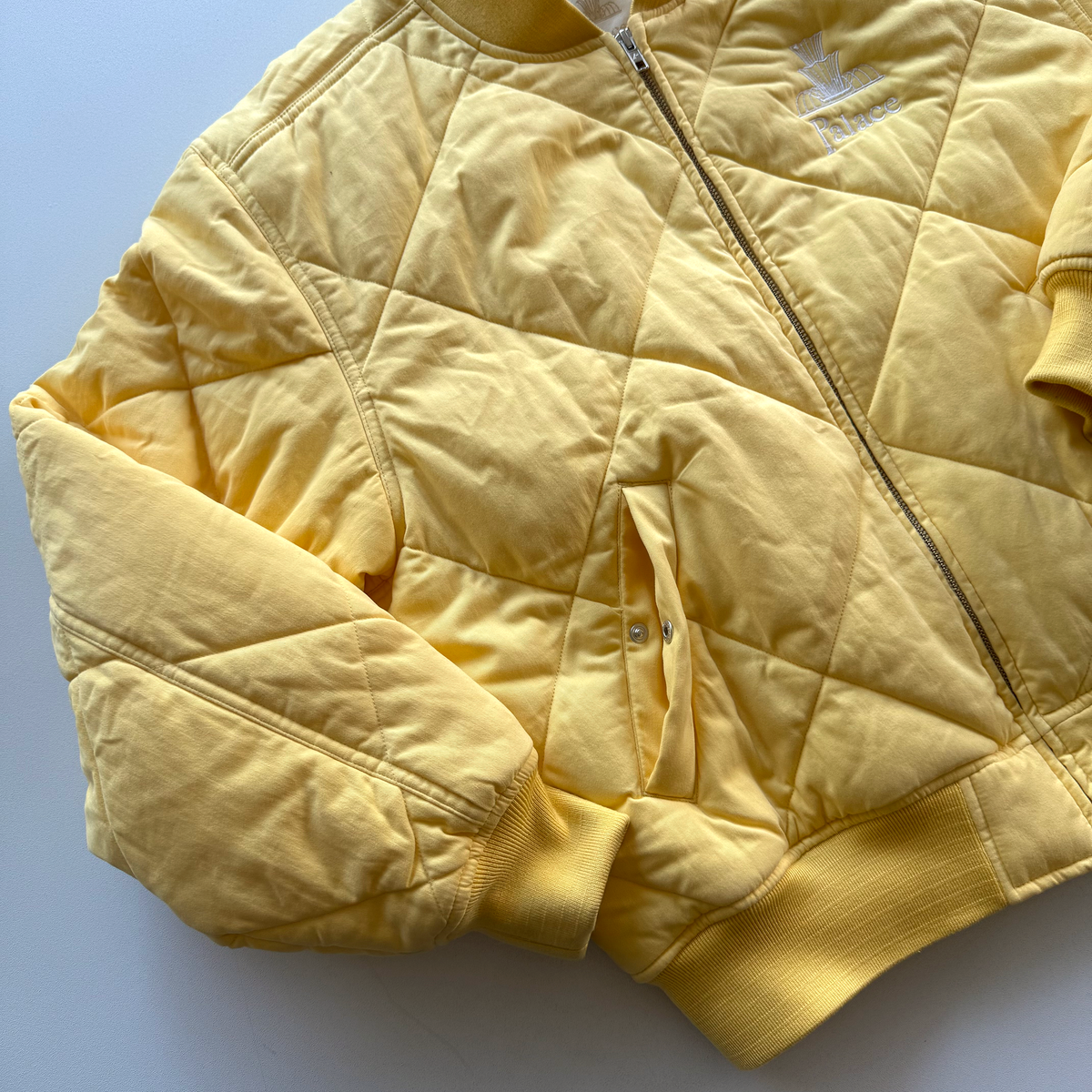 Palace SS21 London Fountain Diamond Quilted Bomber Jacket