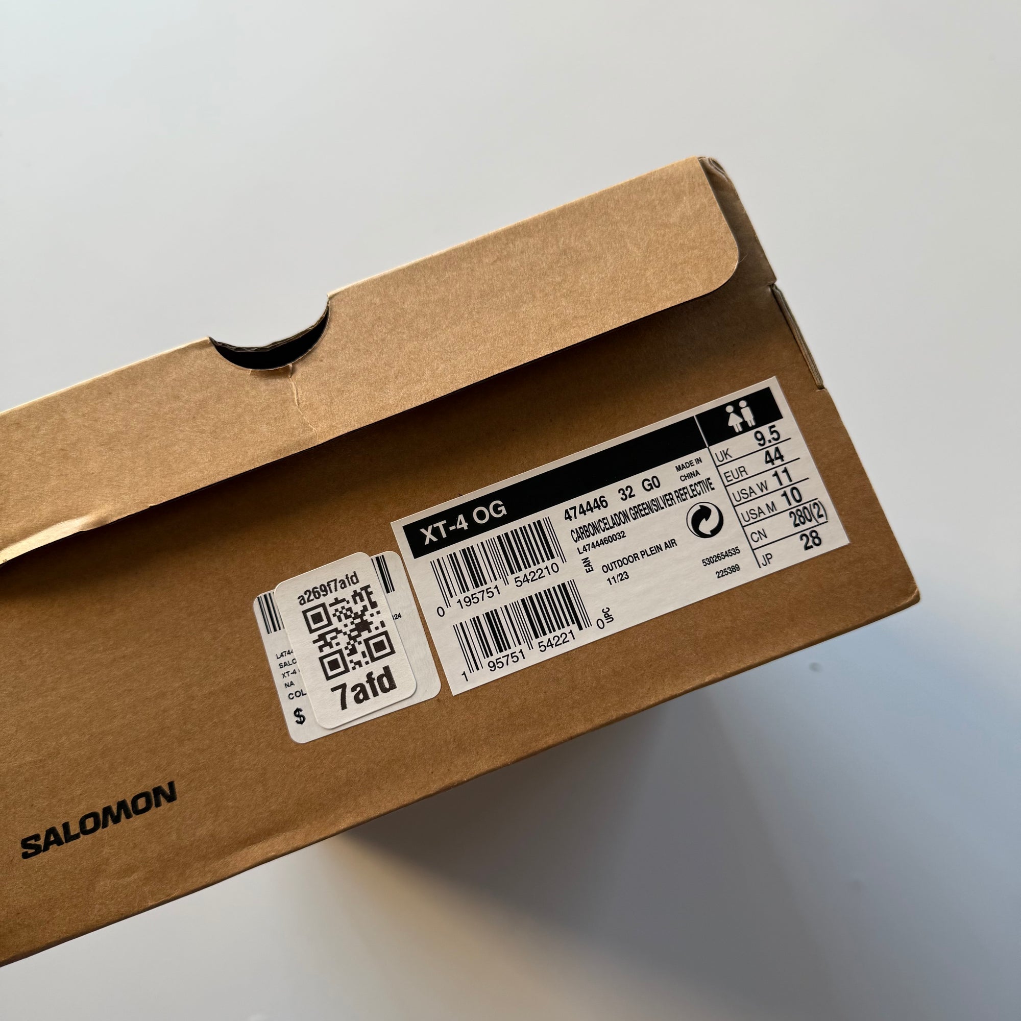 Salomon XT-4 OG 'Carbon Celadon Green' (Size 10)