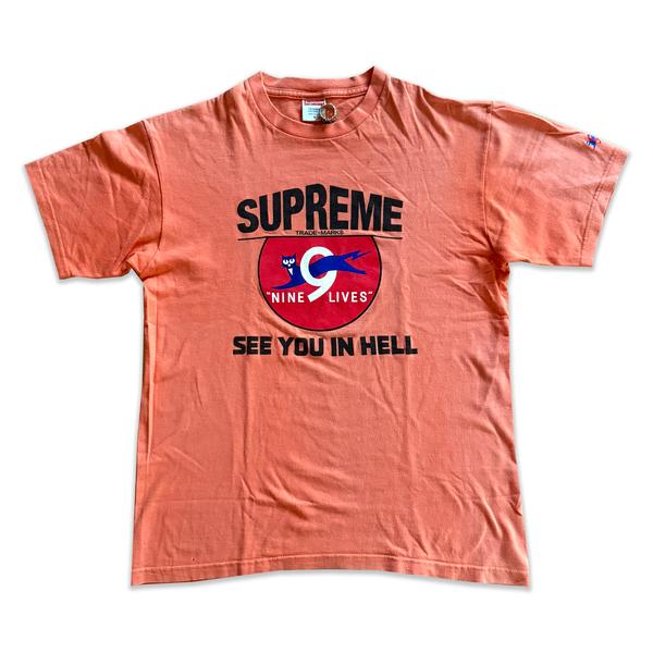 Supreme FW09 Nine Lives "See You In Hell" Tee