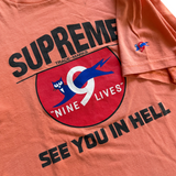 Supreme FW09 Nine Lives "See You In Hell" Tee