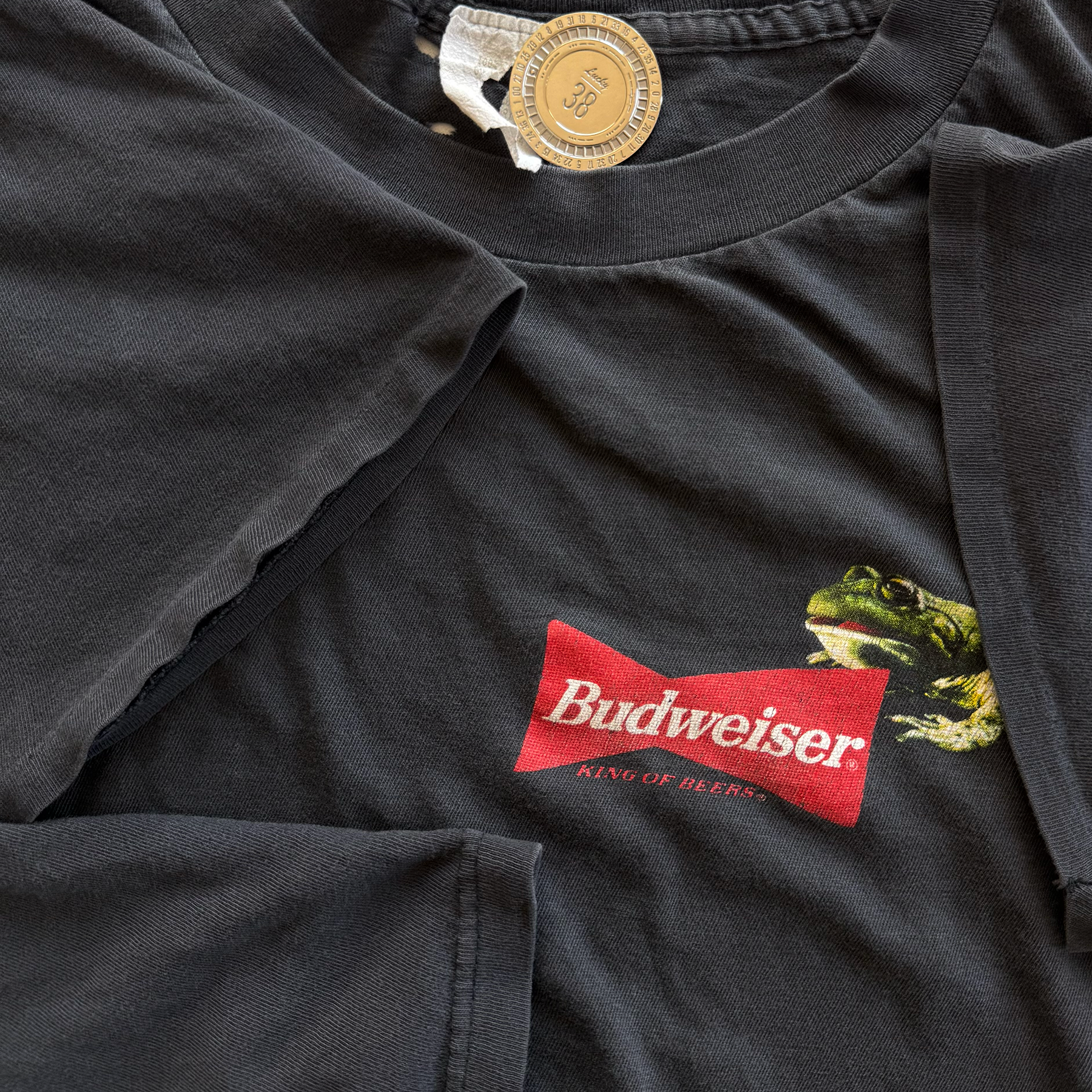Vintage 1995 Budweiser Frogs Tee