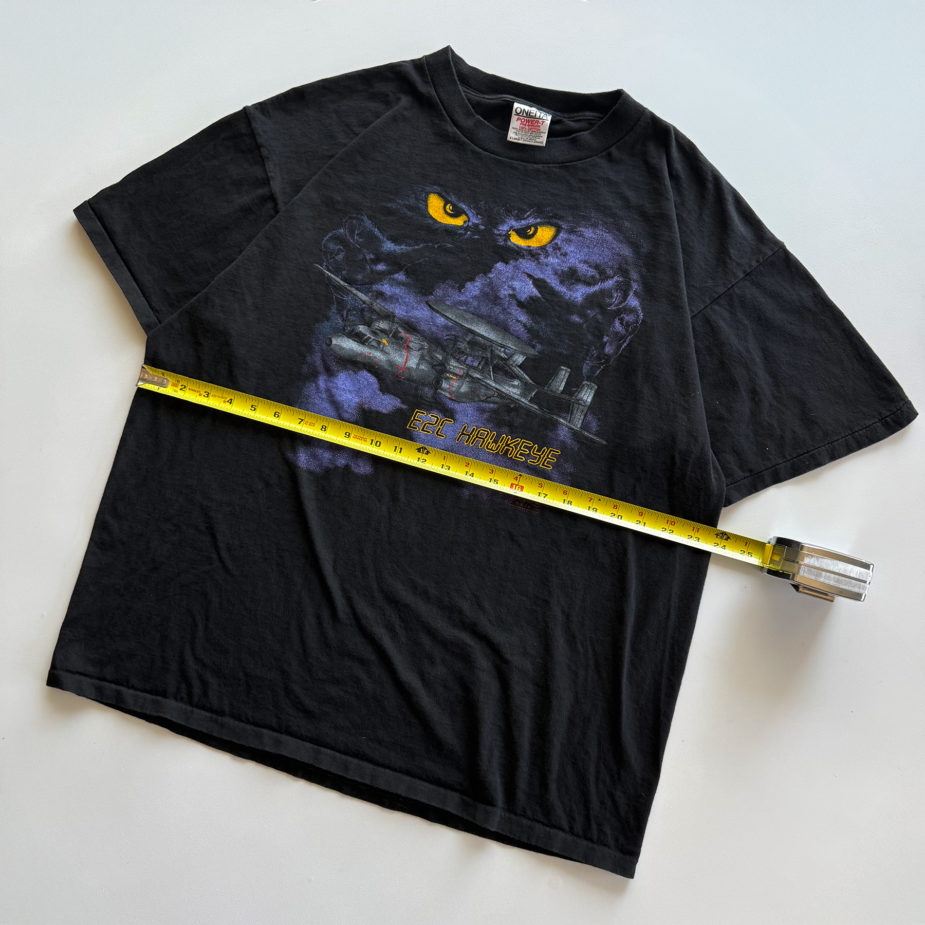 Vintage 1994 Military Air Force Grumman E-2 Hawkeye Tee
