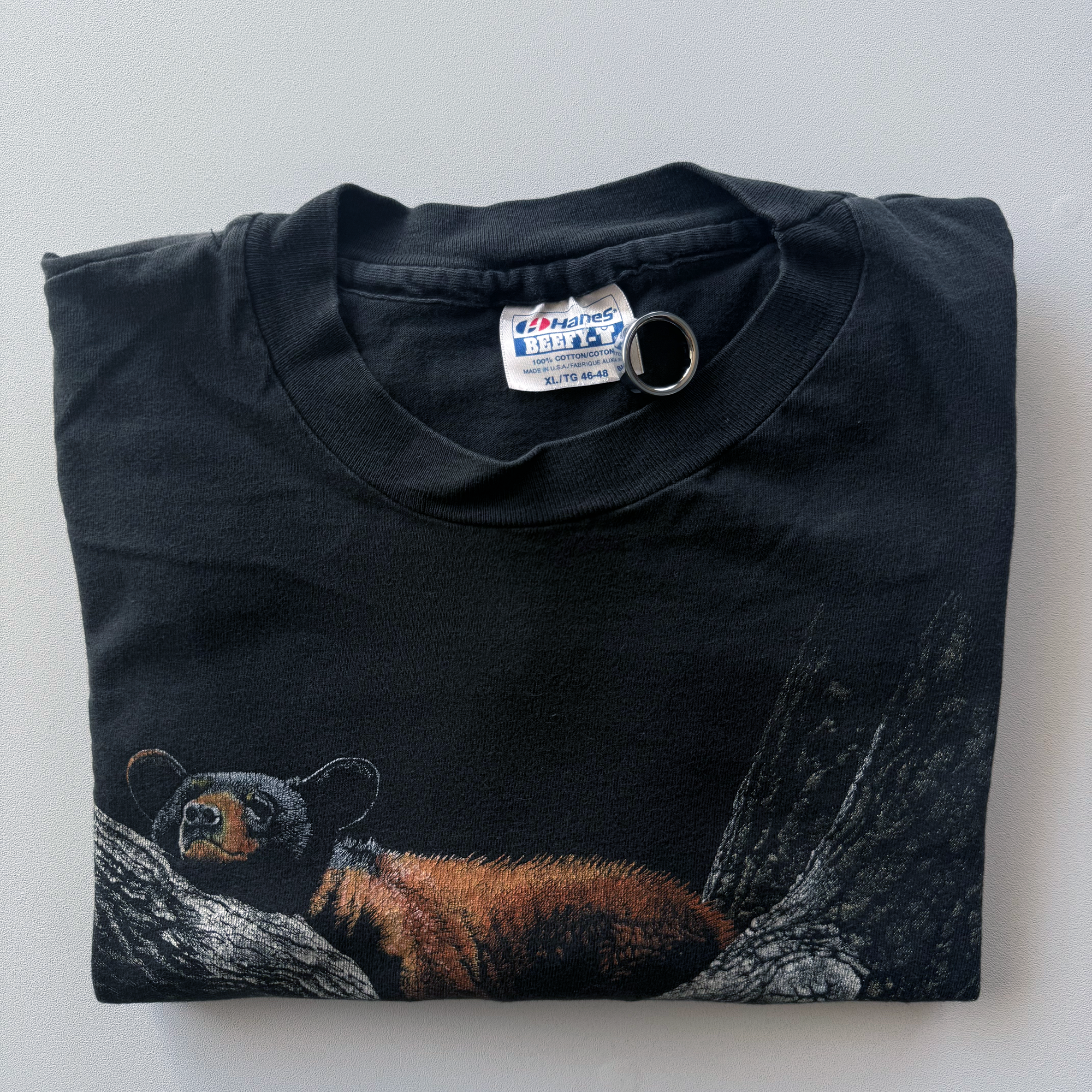 Vintage 1990 Black Bear Jackson Hole Wyoming Tee