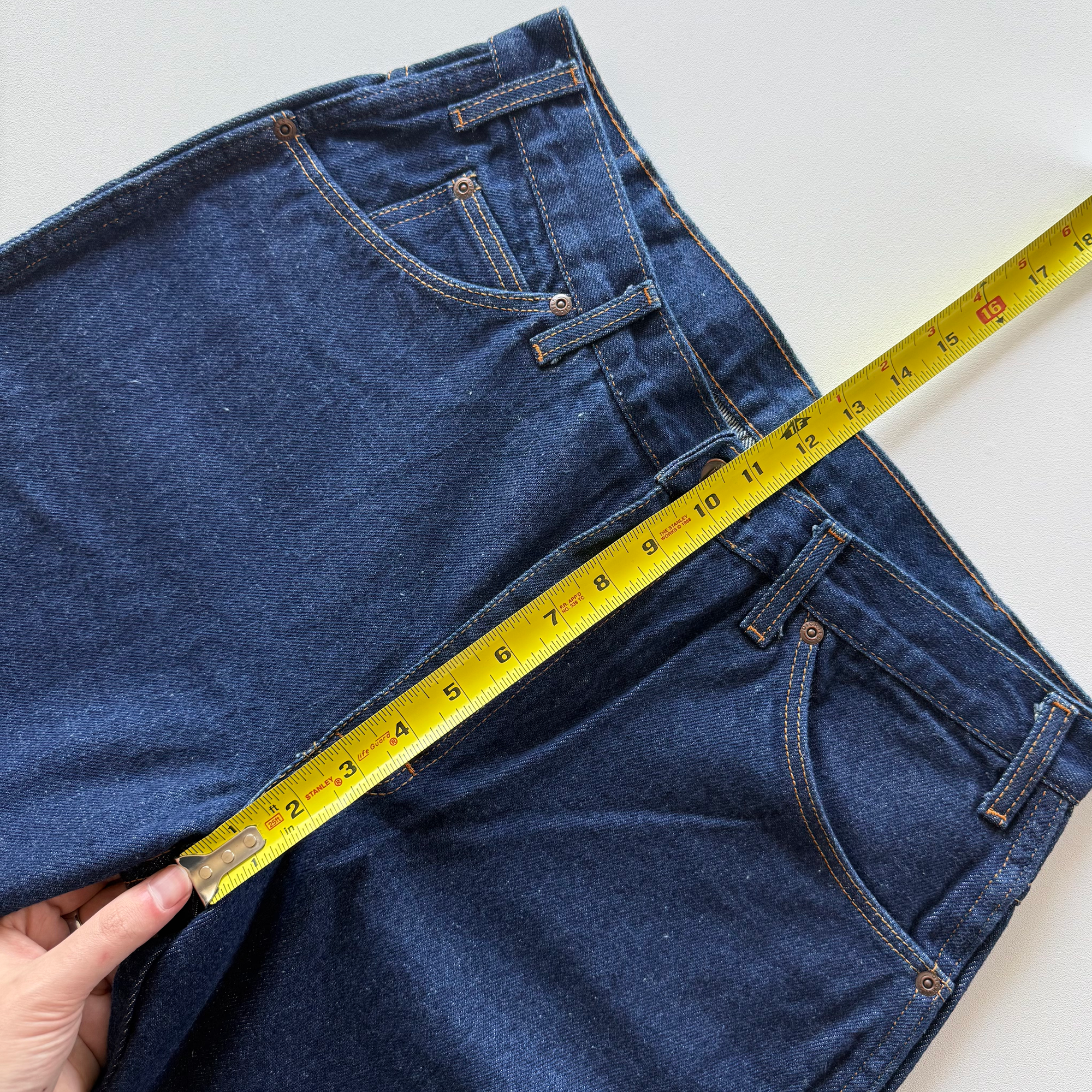 Vintage 1990s Dickies Blue Denim Straight Leg Jeans (34x30)