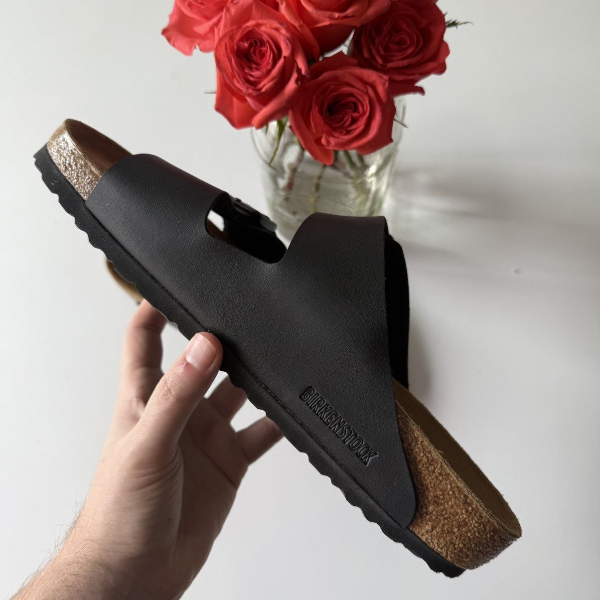 Birkenstock Arizona Black Sandals (Size 10)