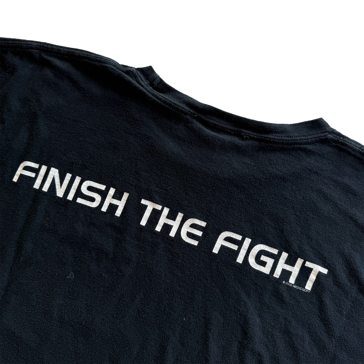 Vintage 2007 Halo 3 Logo Finish The Fight Promo Tee