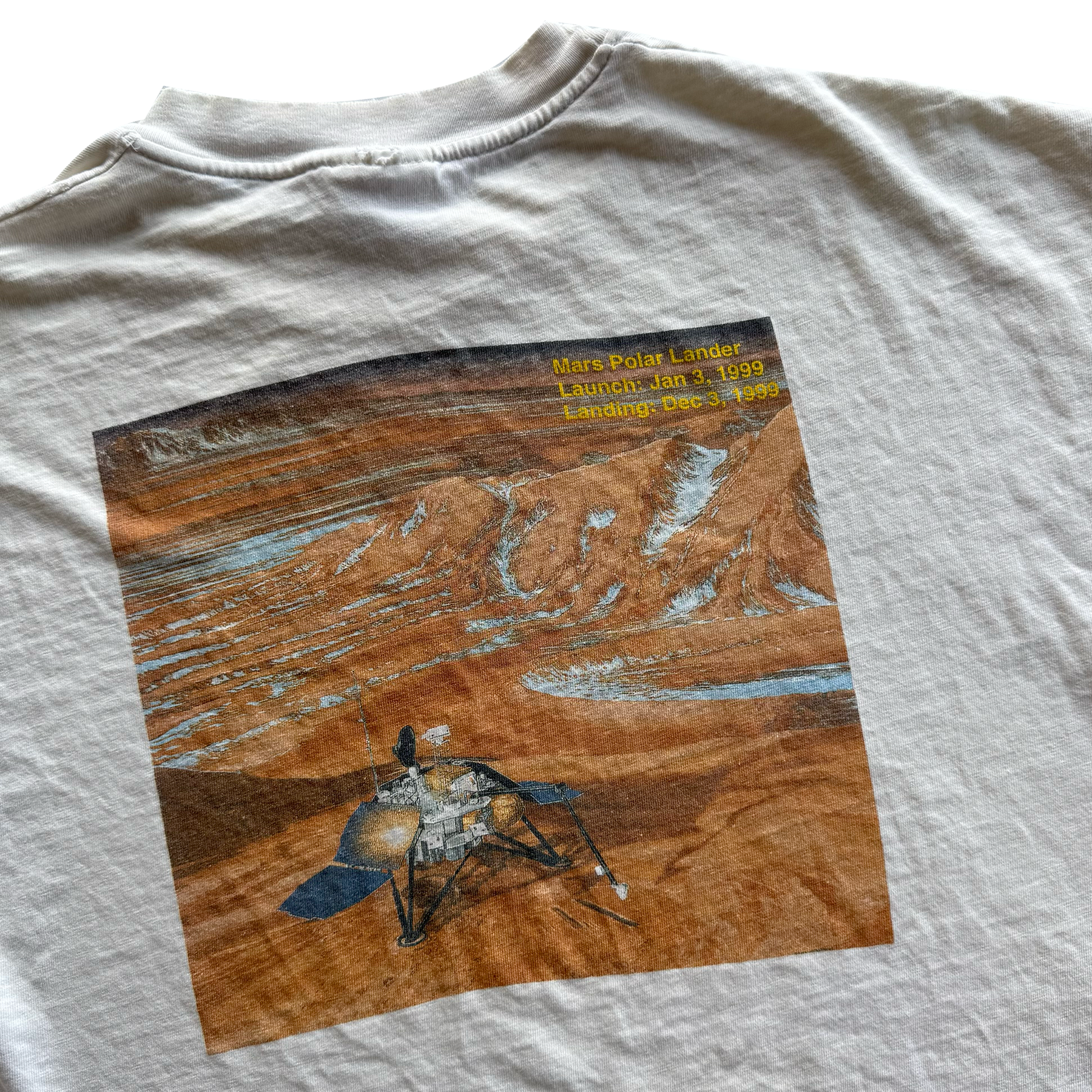 Vintage 1999 NASA Mars Volatiles and Climate Surveyor MVACS Tee