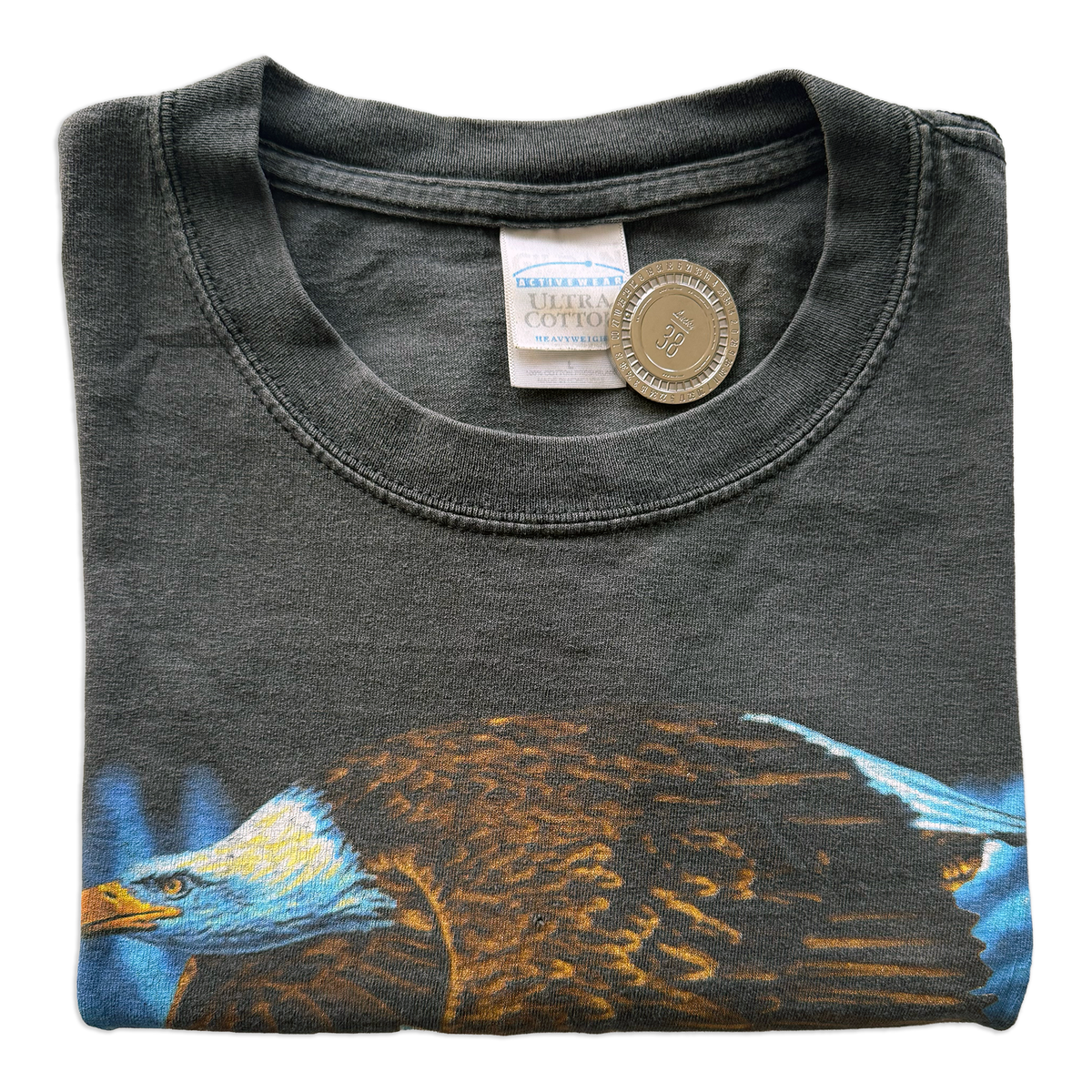 Vintage 1997 American Bald Eagle USA Fader Tee