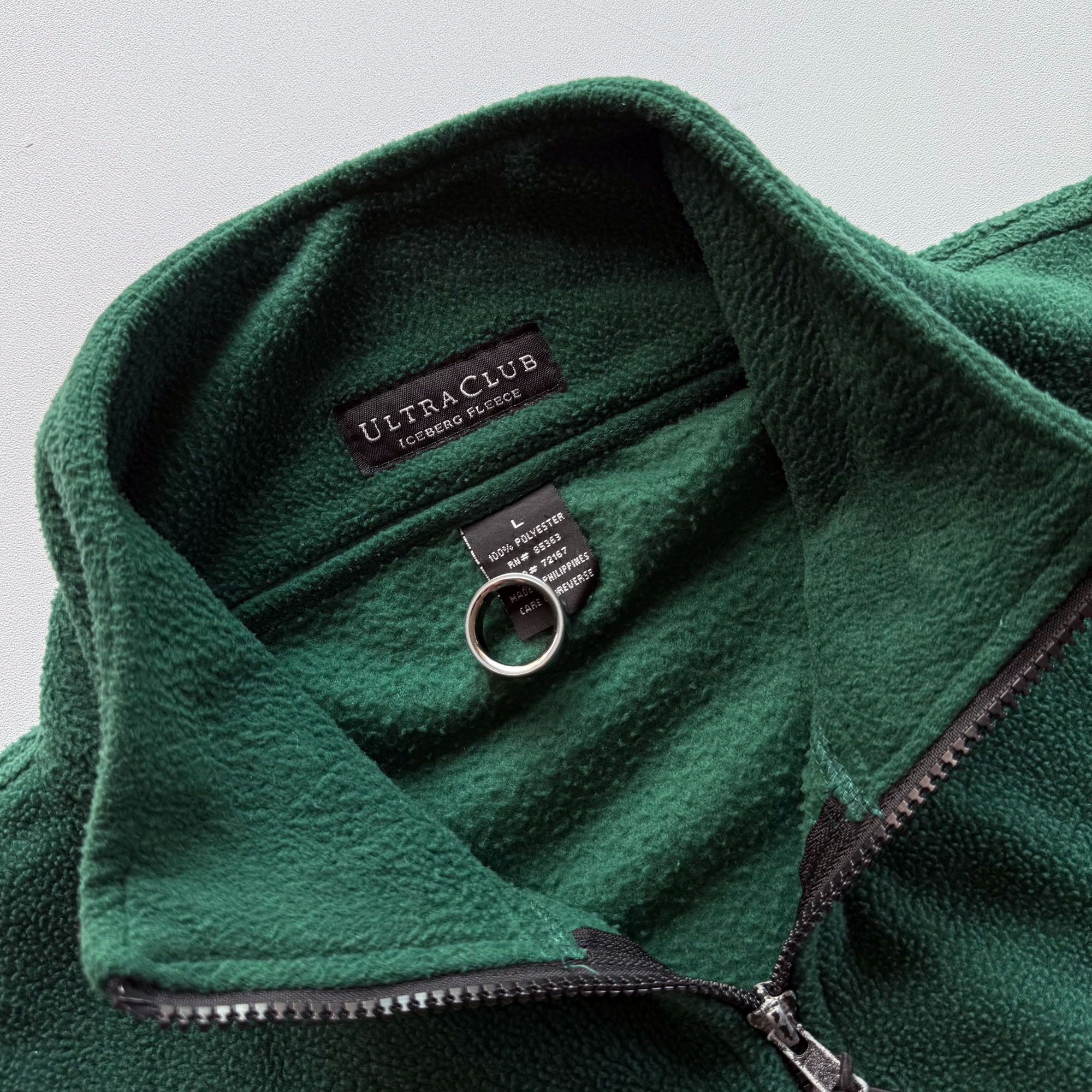 Vintage 1990s Fishing and Wildlife Fleece Zip Up Jacket