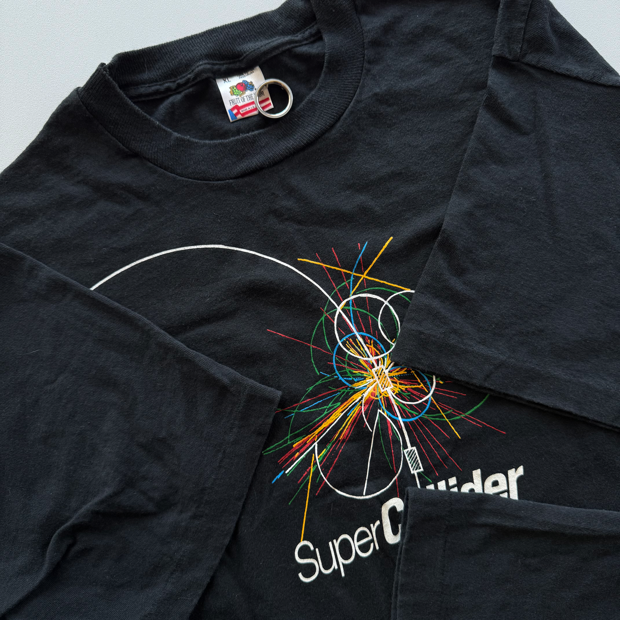 Vintage 1990s Supercollider CERN Fermilab NASA SETI Tee