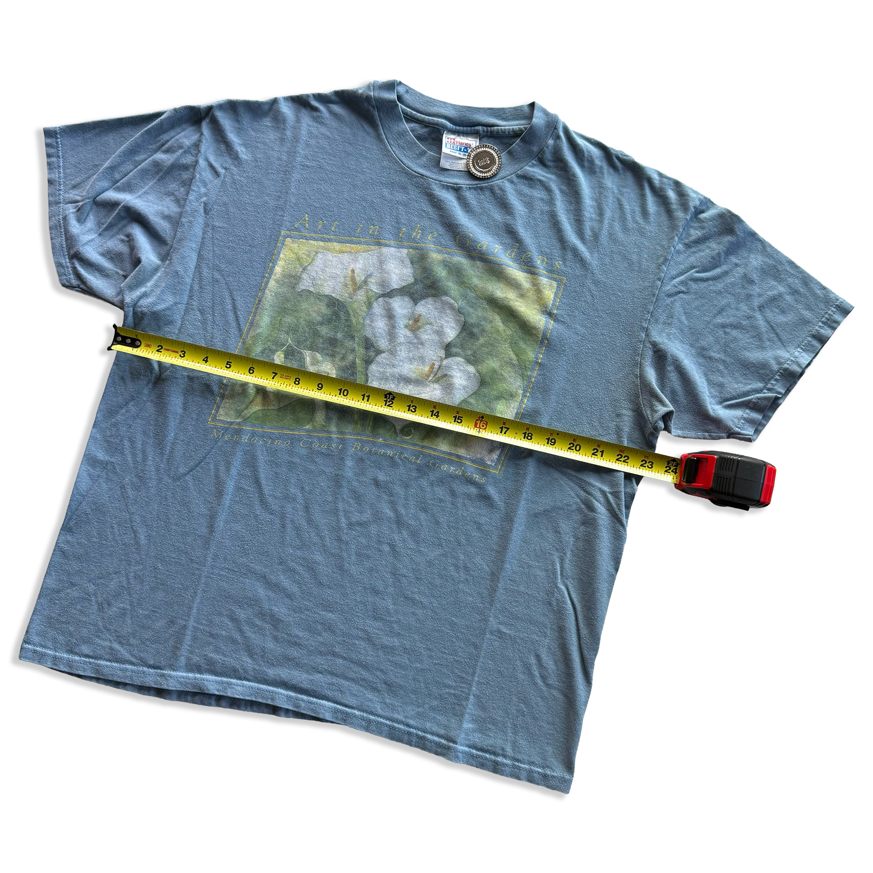 Vintage 1990s Mendocino Coast Botanical Gardens Souvenir Tee