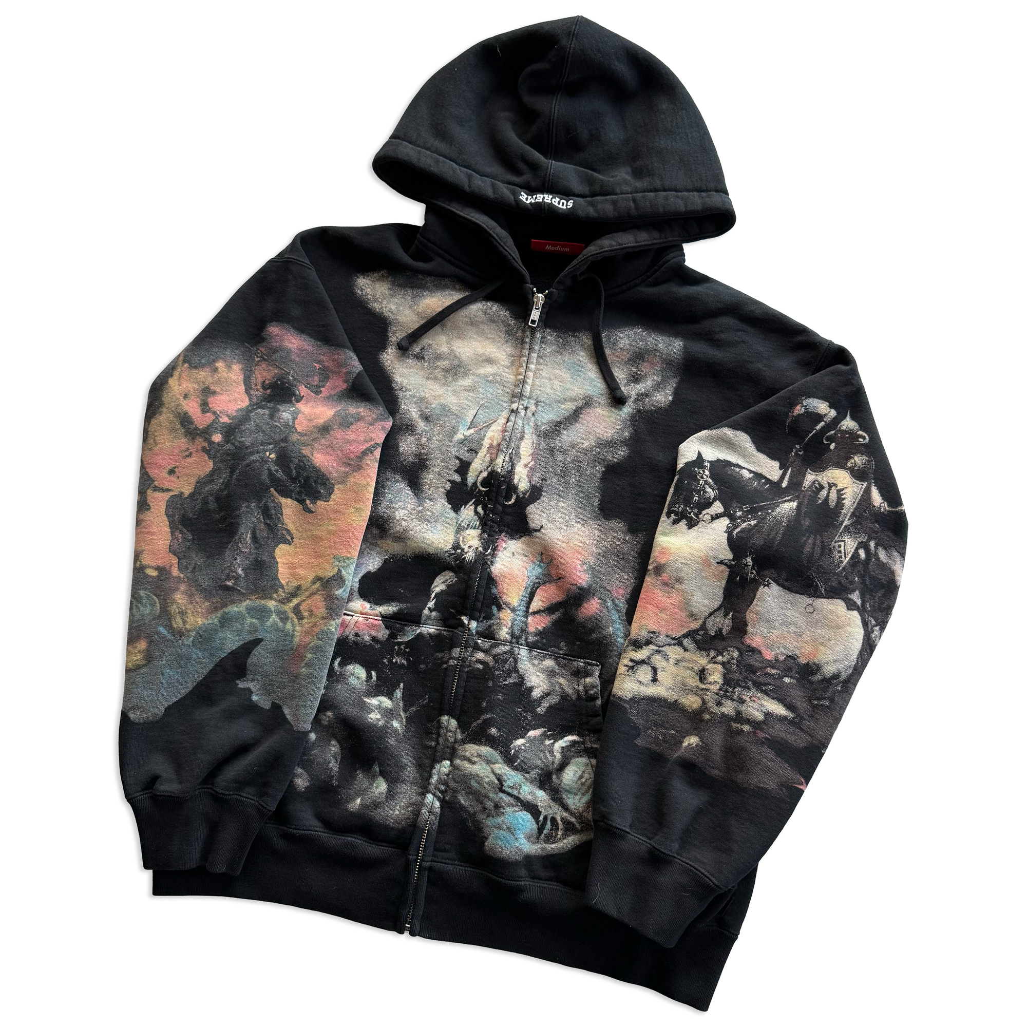 Supreme FW24 Frank Frazetta Zip Up Hooded Sweatshirt