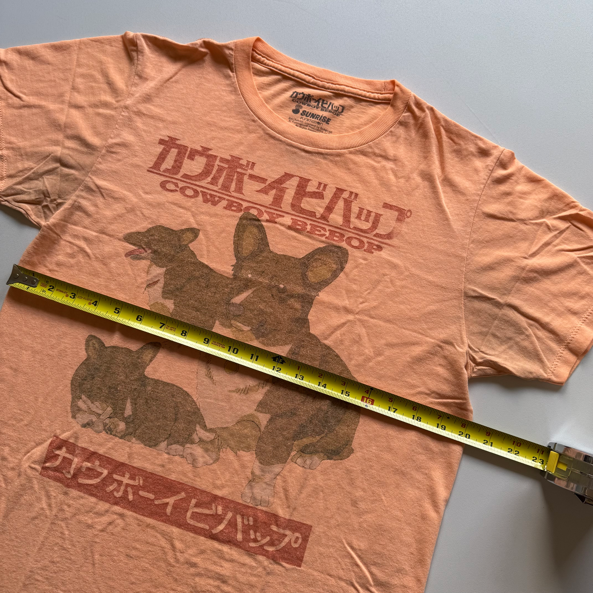 Vintage 2010s Cowboy Bebop Ein Corgi Sunrise Funimation Tee (Medium)