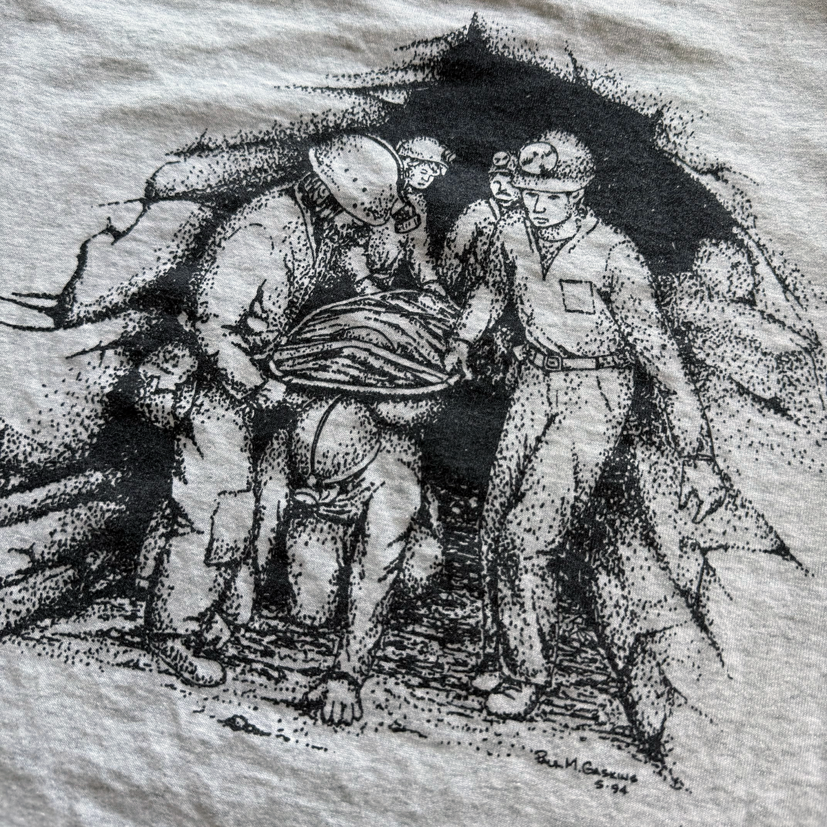 Vintage 1994 National Cave Rescue Commission (NCRC) Tee