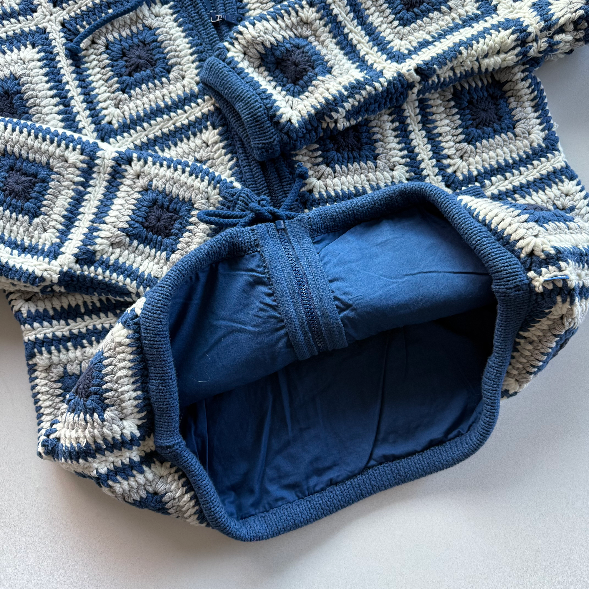 Supreme FW20 Crochet Hooded Zip Up Sweater