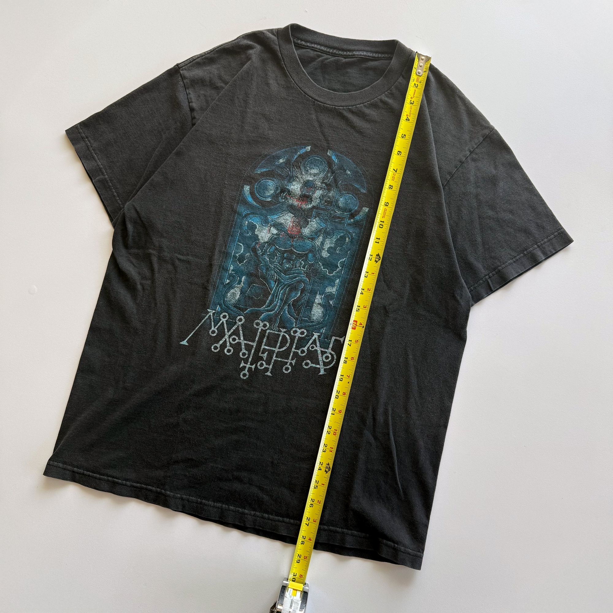 Vintage 2000s Malphas Black Metal Band Tee
