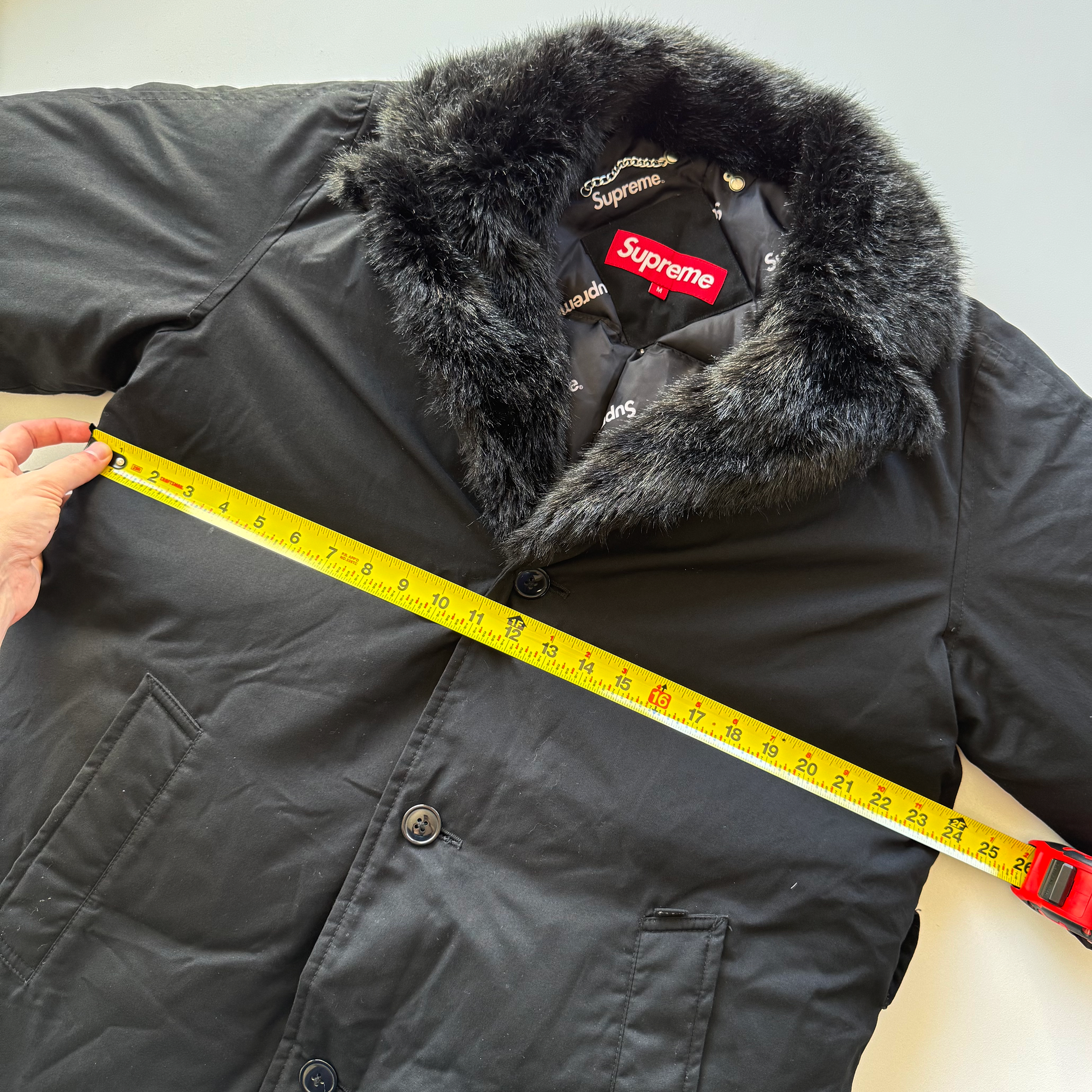 Supreme FW14 Down Trench Coat Jacket
