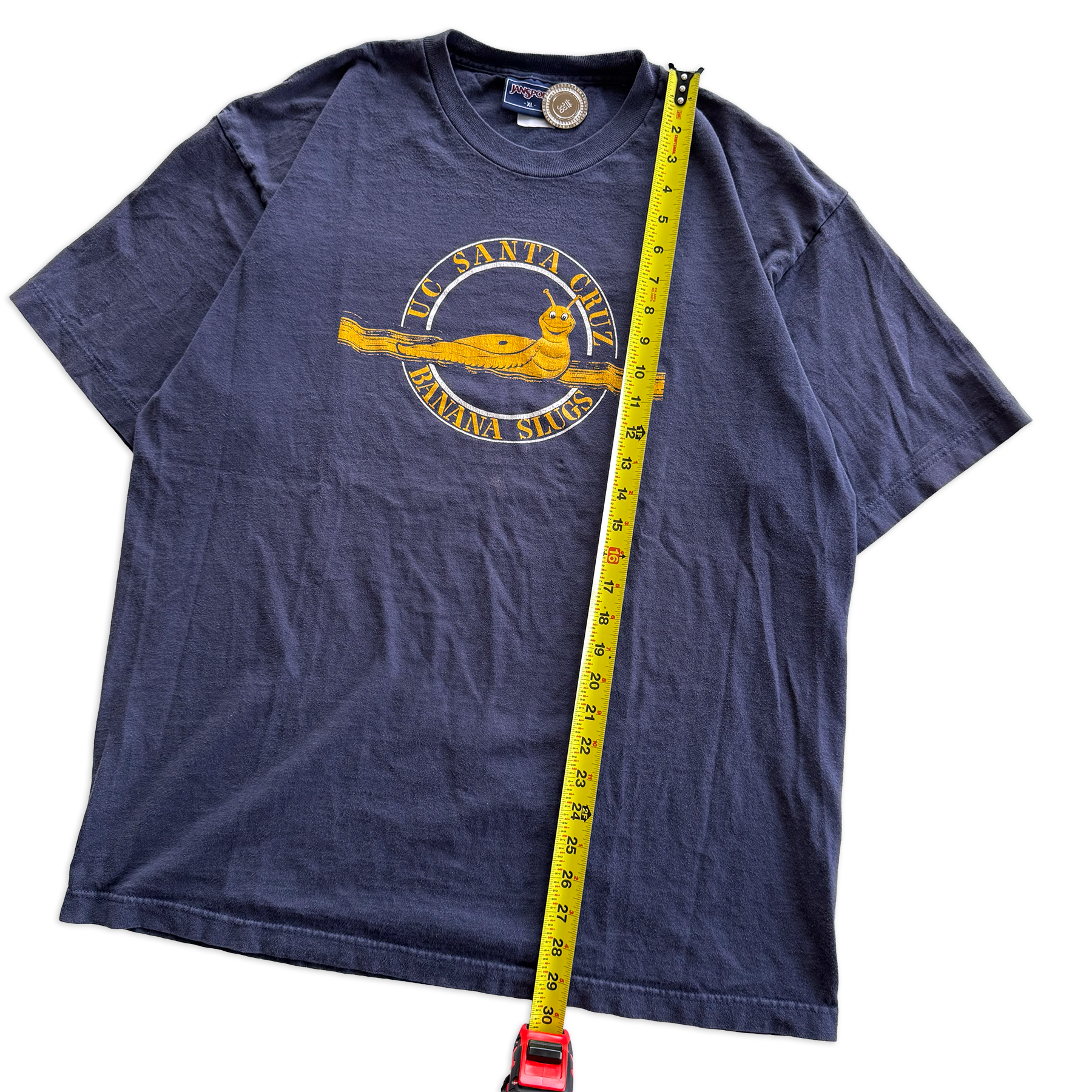 Vintage 2000s UC Santa Cruz Banana Slugs Slimed Tee