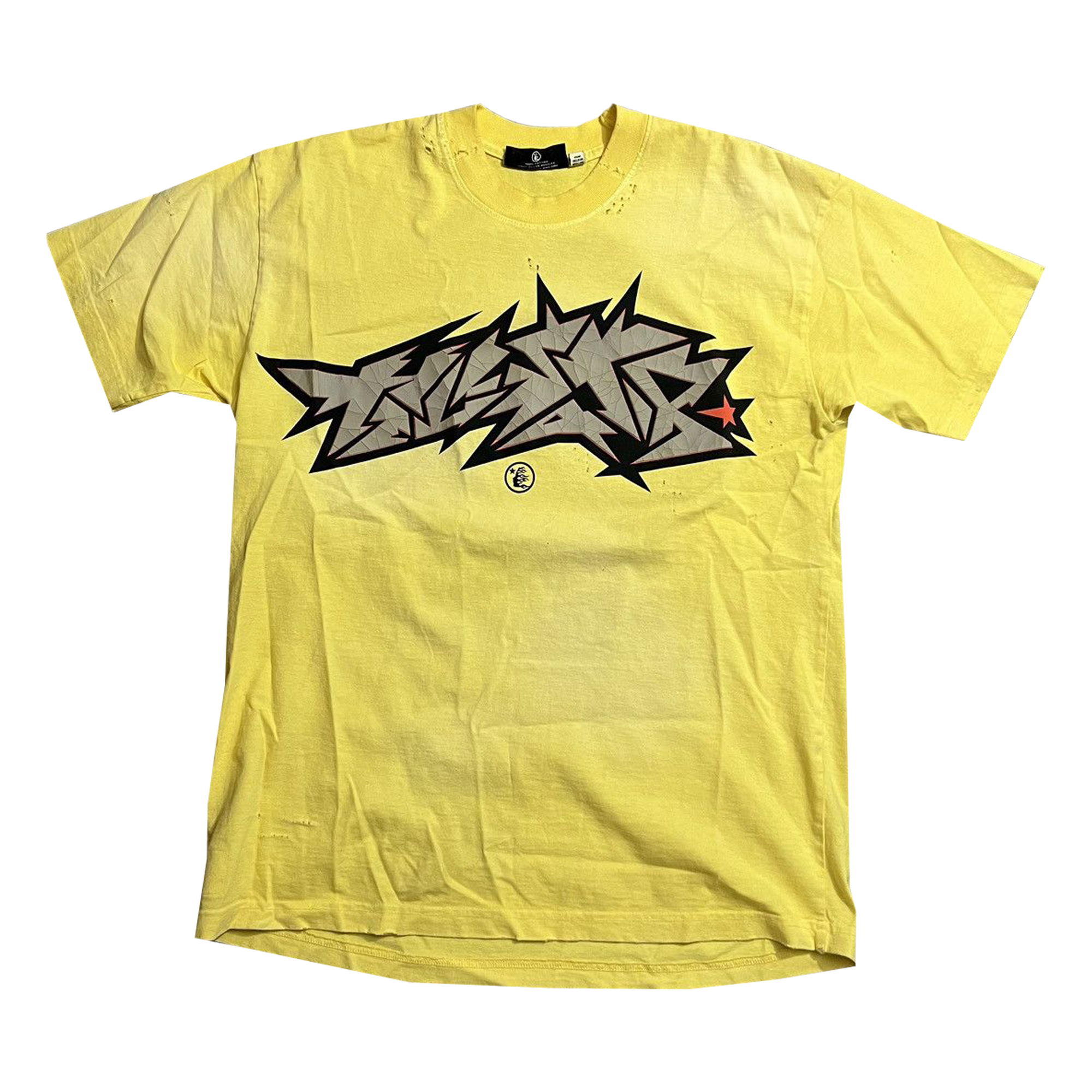 Hellstar Crack Print Logo Unreleased Tee