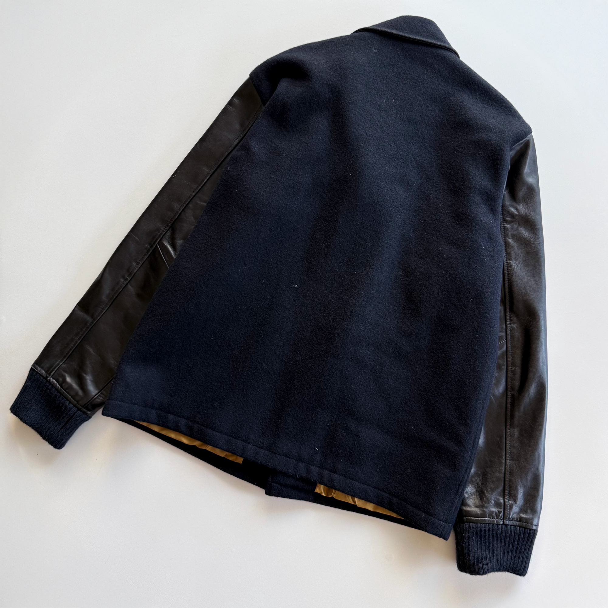 Supreme FW11 Miners Wool Leather Varsity Jacket