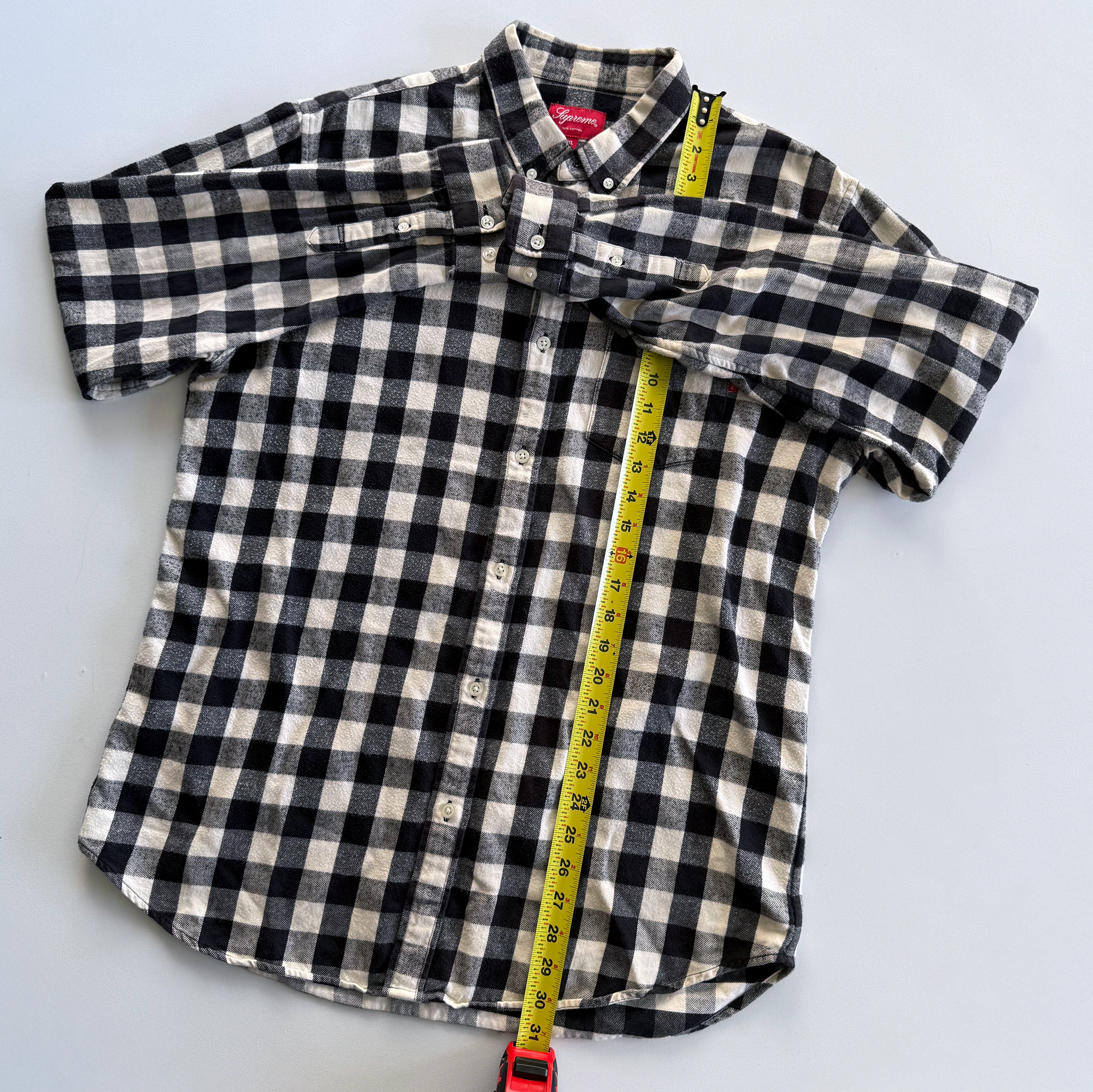 Supreme FW15 Small Buffalo Flannel Shirt