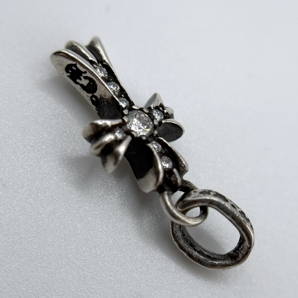 Chrome Hearts Diamond Baby Fat Cross Pendant