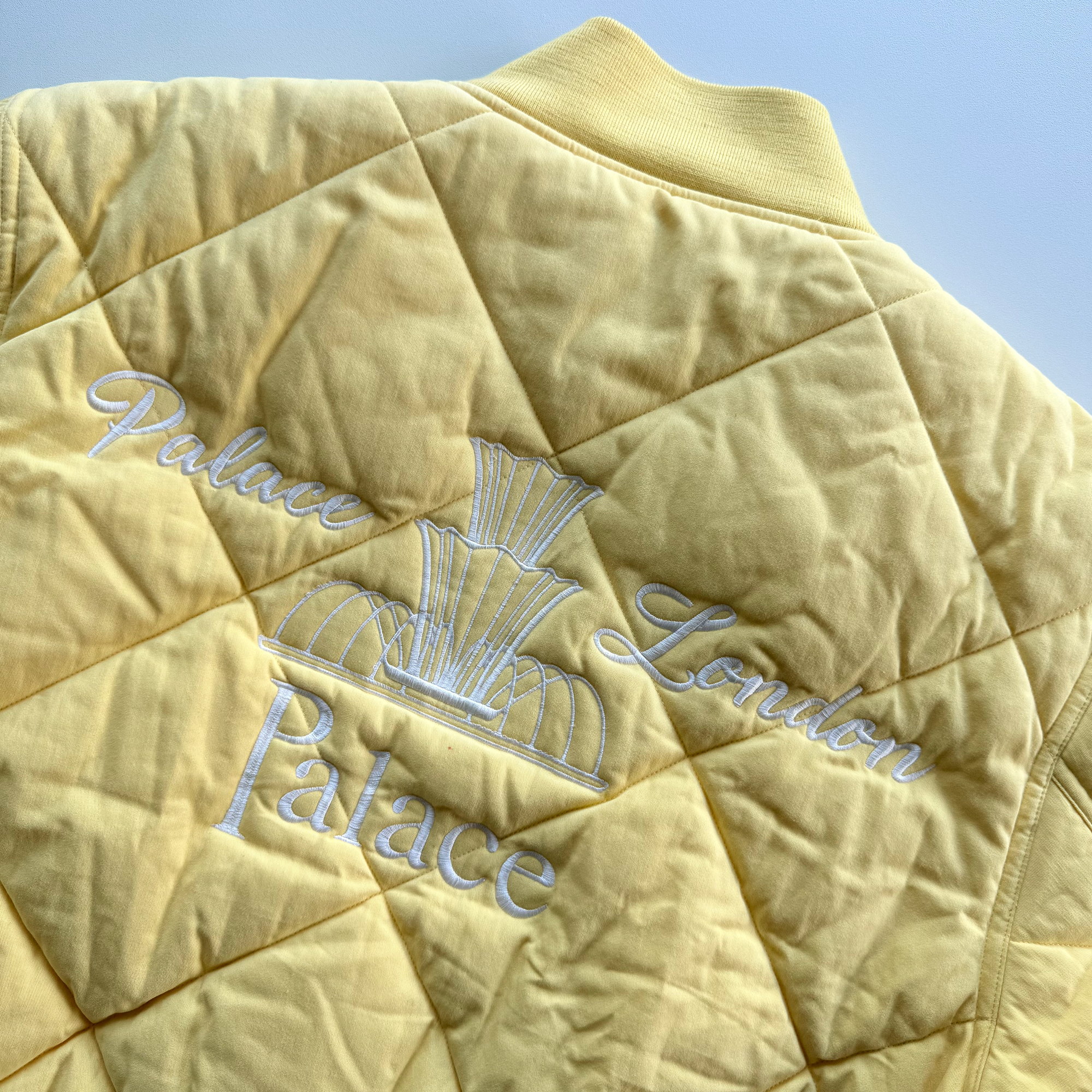 Palace SS21 London Fountain Diamond Quilted Bomber Jacket