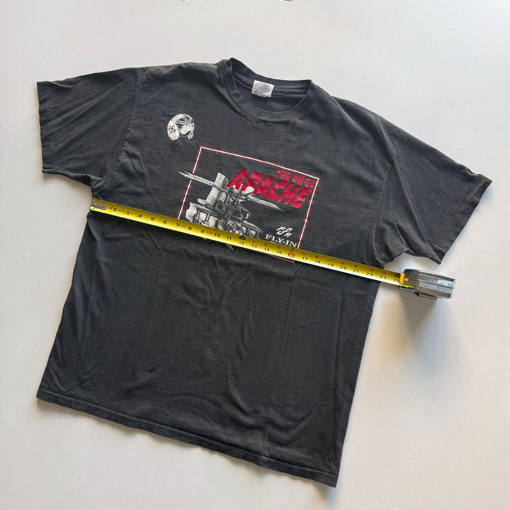 Vintage 1993 Military AH-64 Apache AH-1 Cobra Helicopters Tee