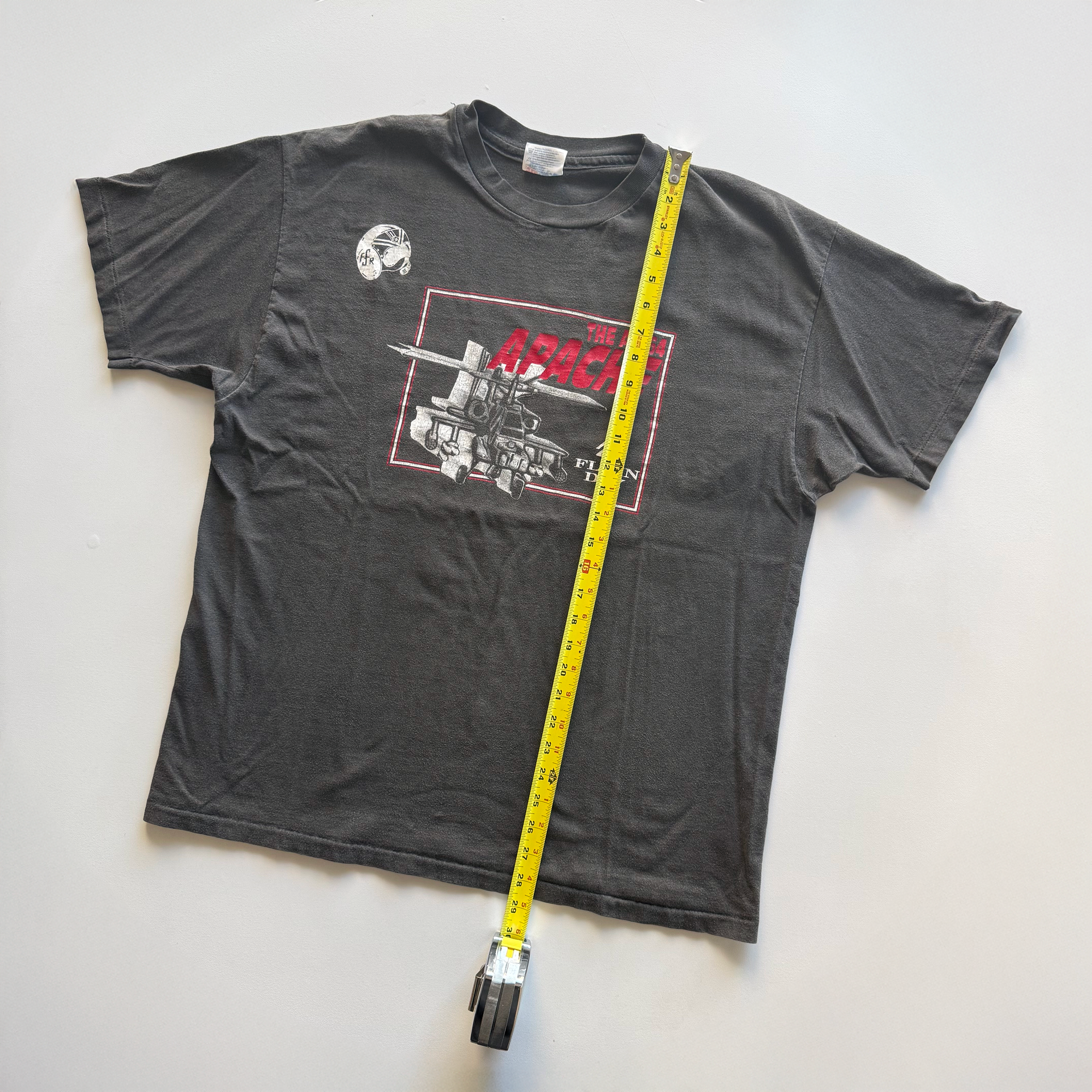 Vintage 1993 Military AH-64 Apache AH-1 Cobra Helicopters Tee