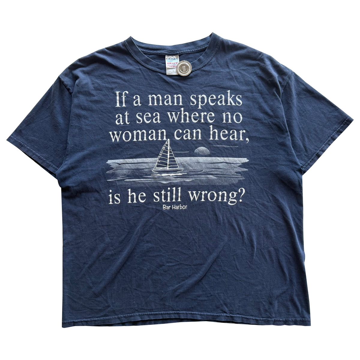 Vintage 2005 Sailing Humor Tee