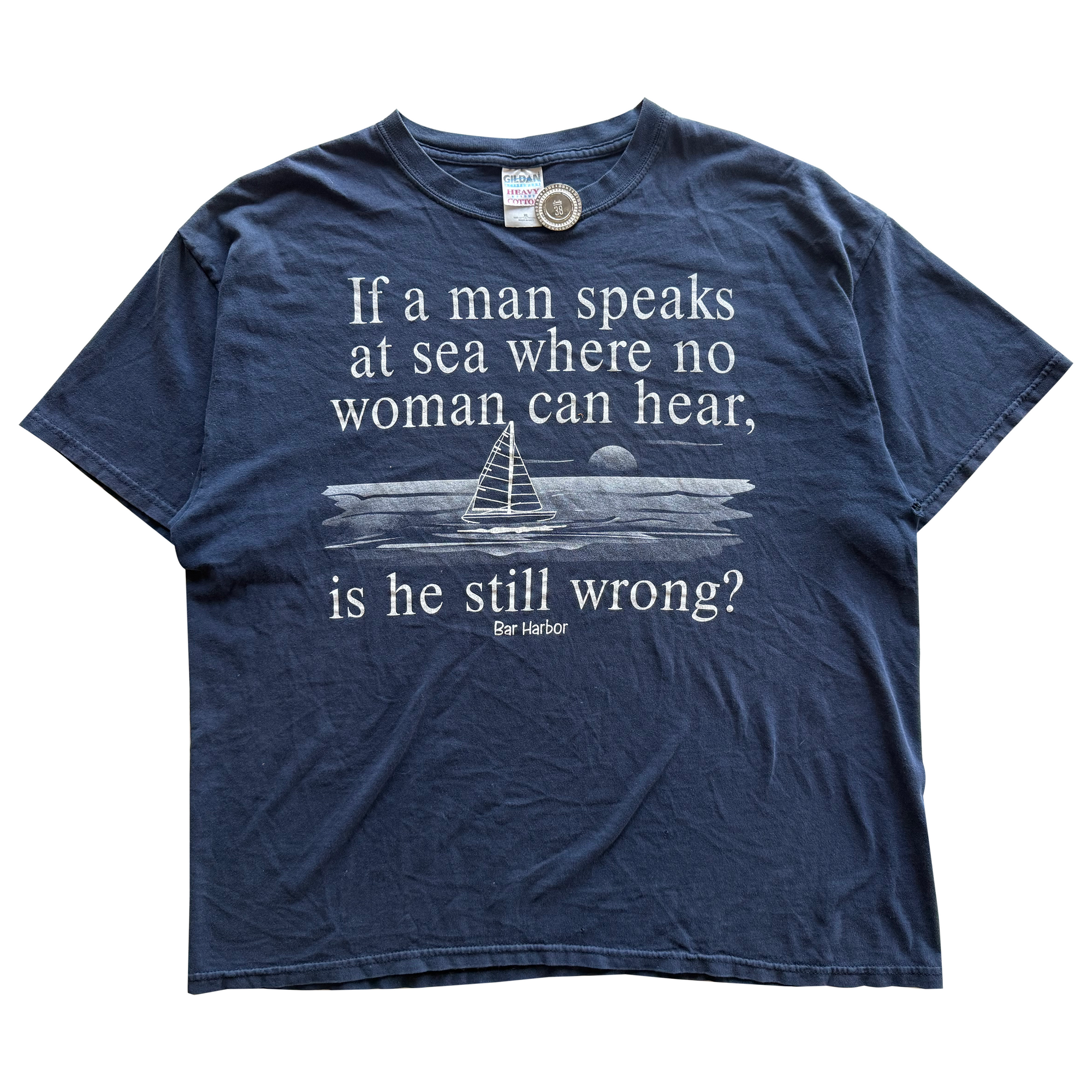 Vintage 2005 Sailing Humor Tee