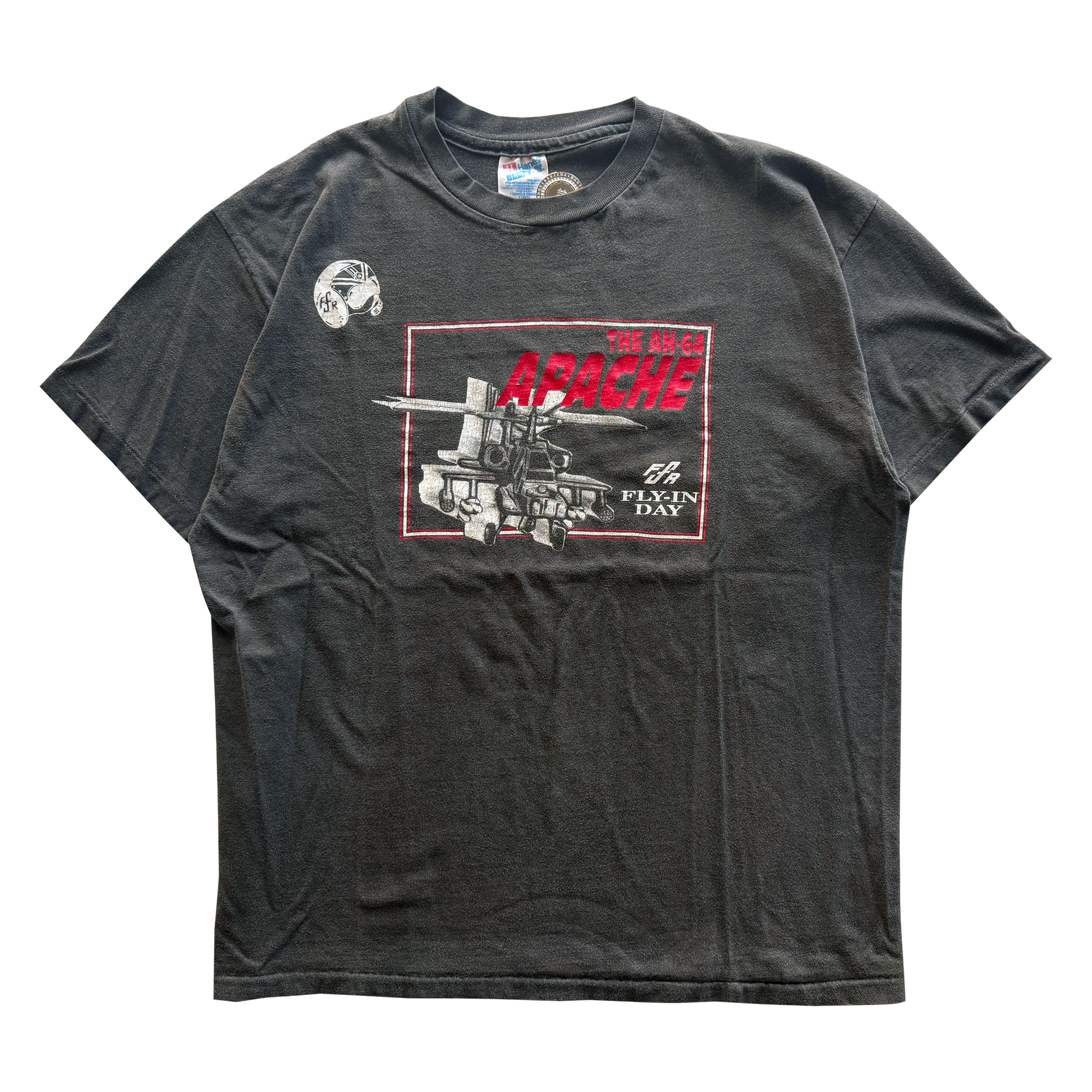 Vintage 1993 Military AH-64 Apache AH-1 Cobra Helicopters Tee