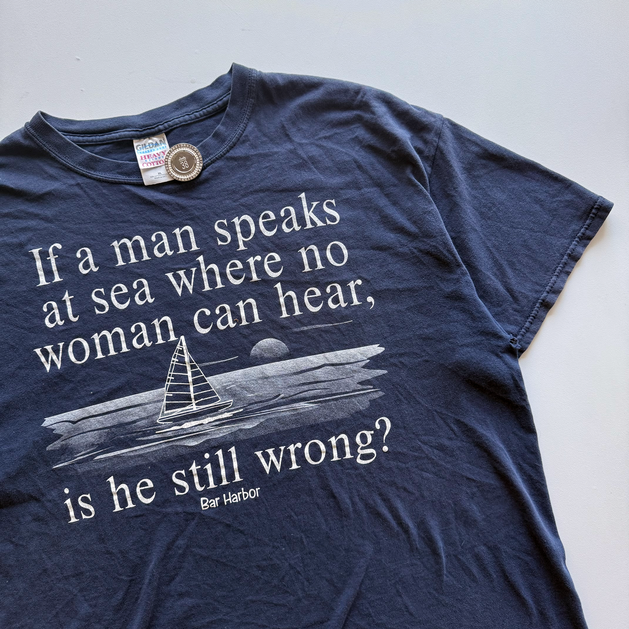 Vintage 2005 Sailing Humor Tee