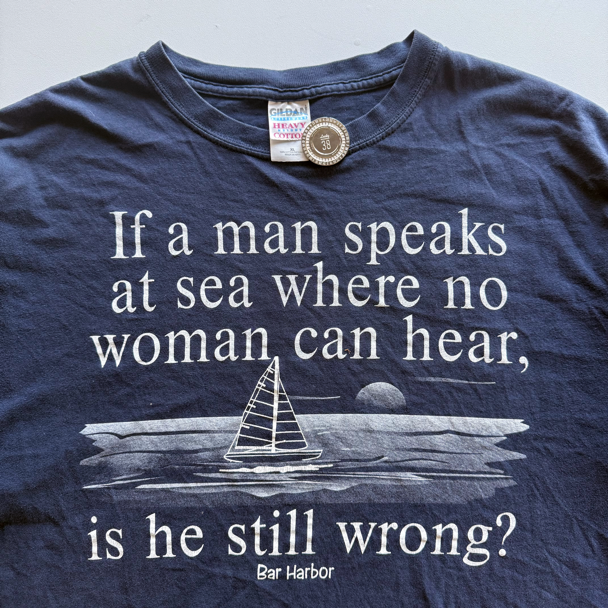 Vintage 2005 Sailing Humor Tee