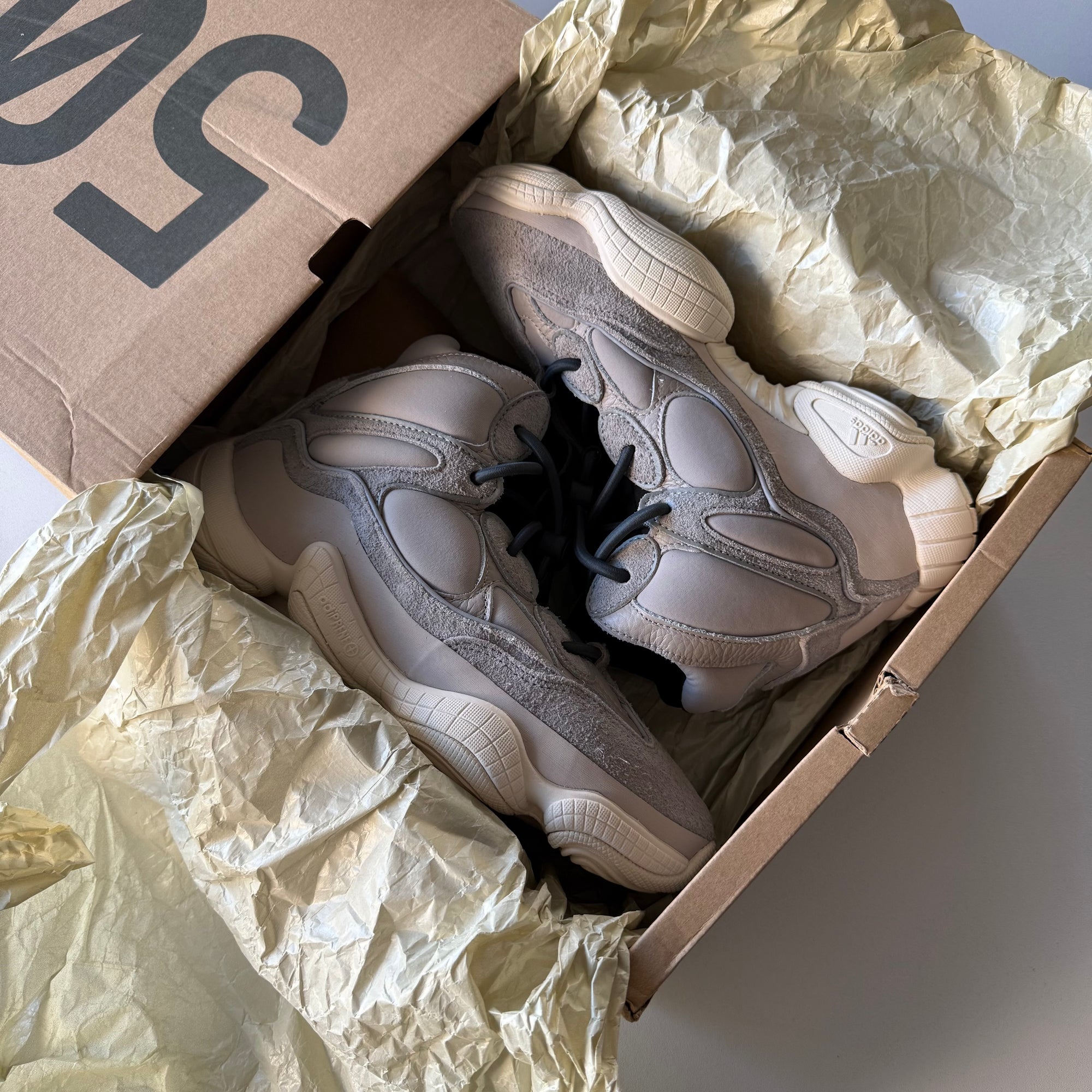 Adidas 2021 Yeezy 500 High 'Mist Stone' (Size 8)