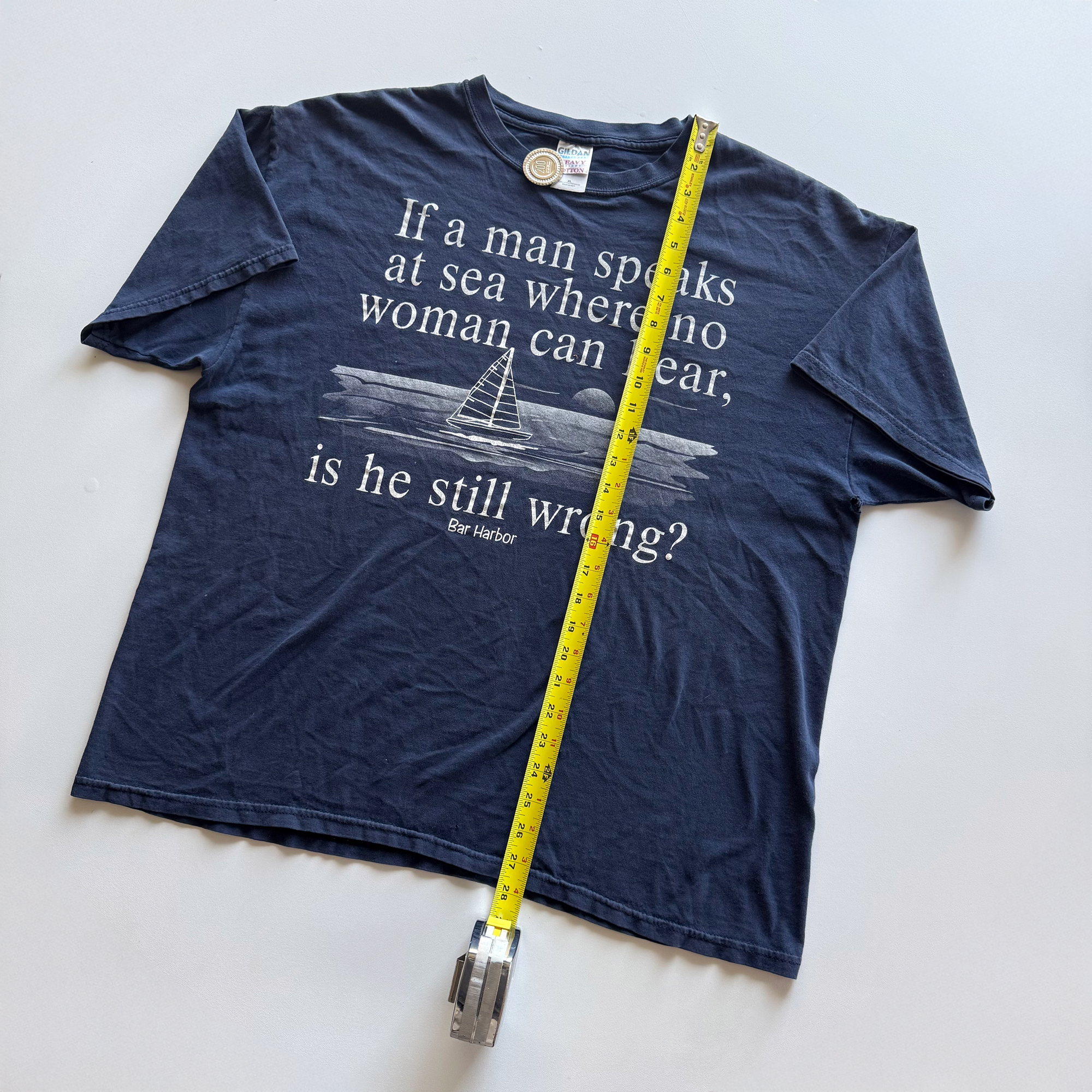 Vintage 2005 Sailing Humor Tee